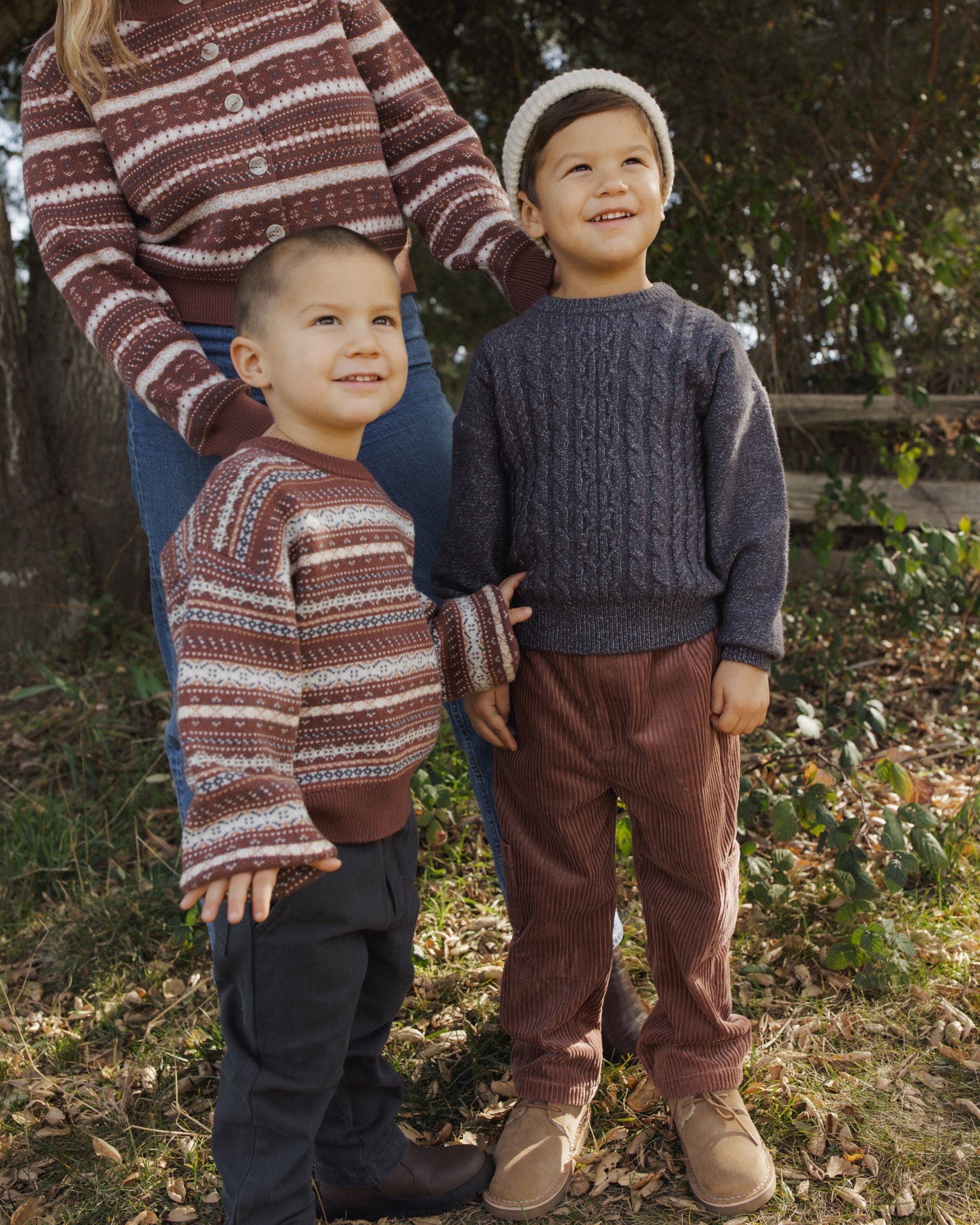 Aspen Sweater Midnight - Rylee + Cru | Kids Clothes | Trendy Baby Clothes | Modern Infant Outfits |