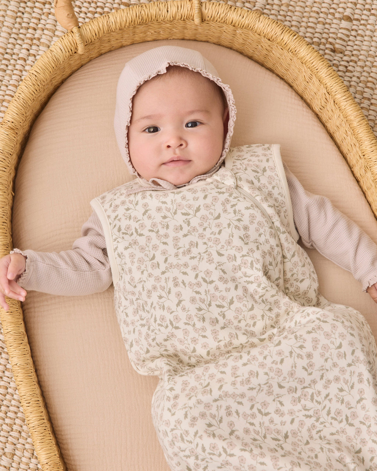 Jersey Sleep Bag Floret - Rylee + Cru | Kids Clothes | Trendy Baby Clothes | Modern Infant Outfits |