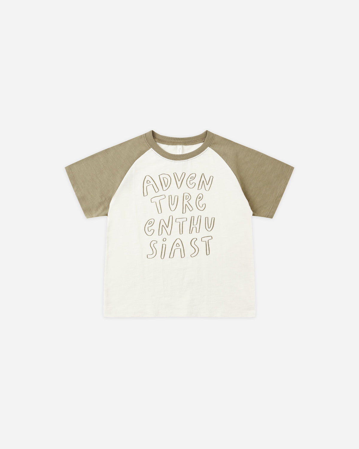 Raglan Short Sleeve Tee Adventure Enthusiast - Rylee + Cru | Kids Clothes | Trendy Baby Clothes | Modern Infant Outfits |