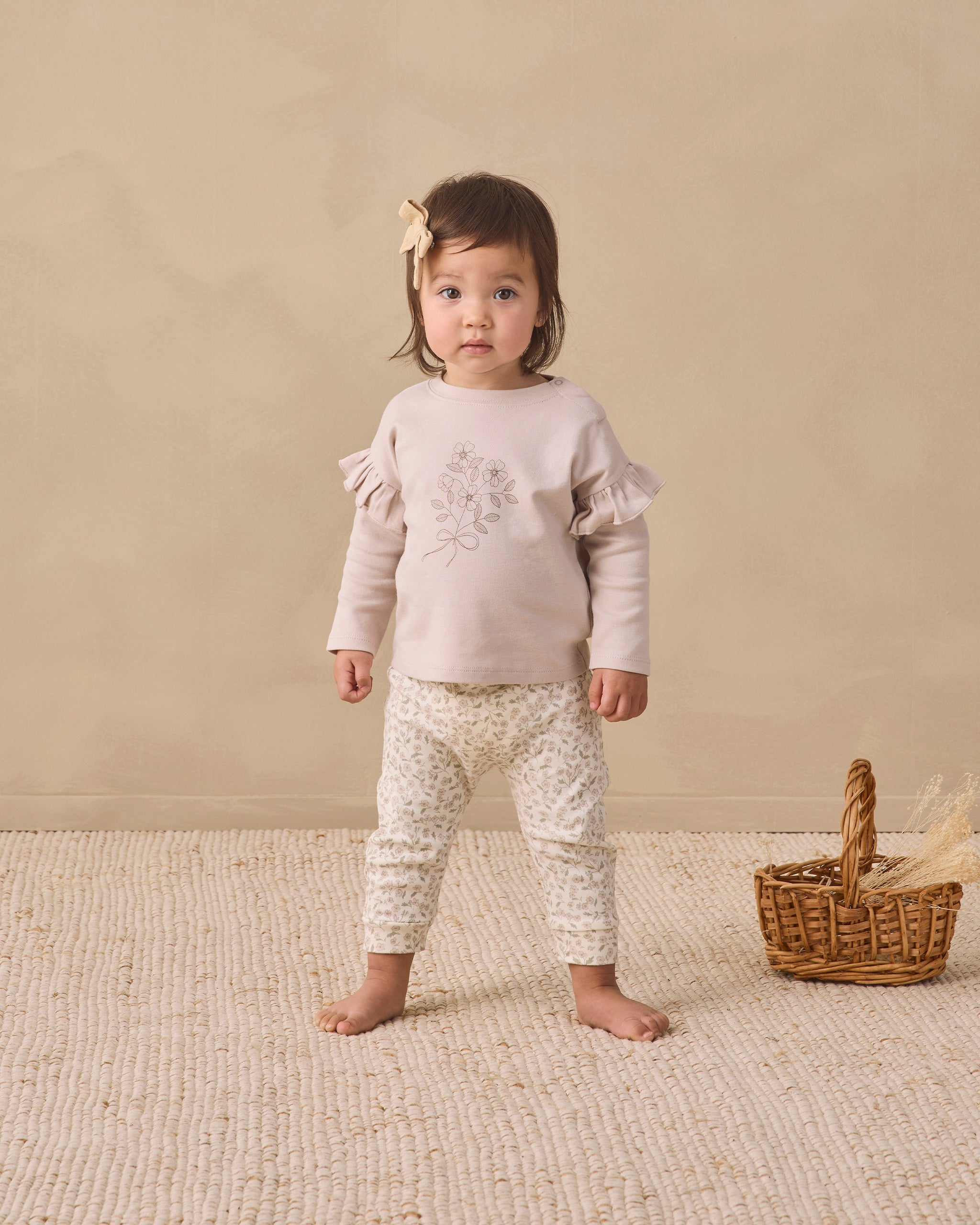 Drawstring Pant Floret - Rylee + Cru | Kids Clothes | Trendy Baby Clothes | Modern Infant Outfits |