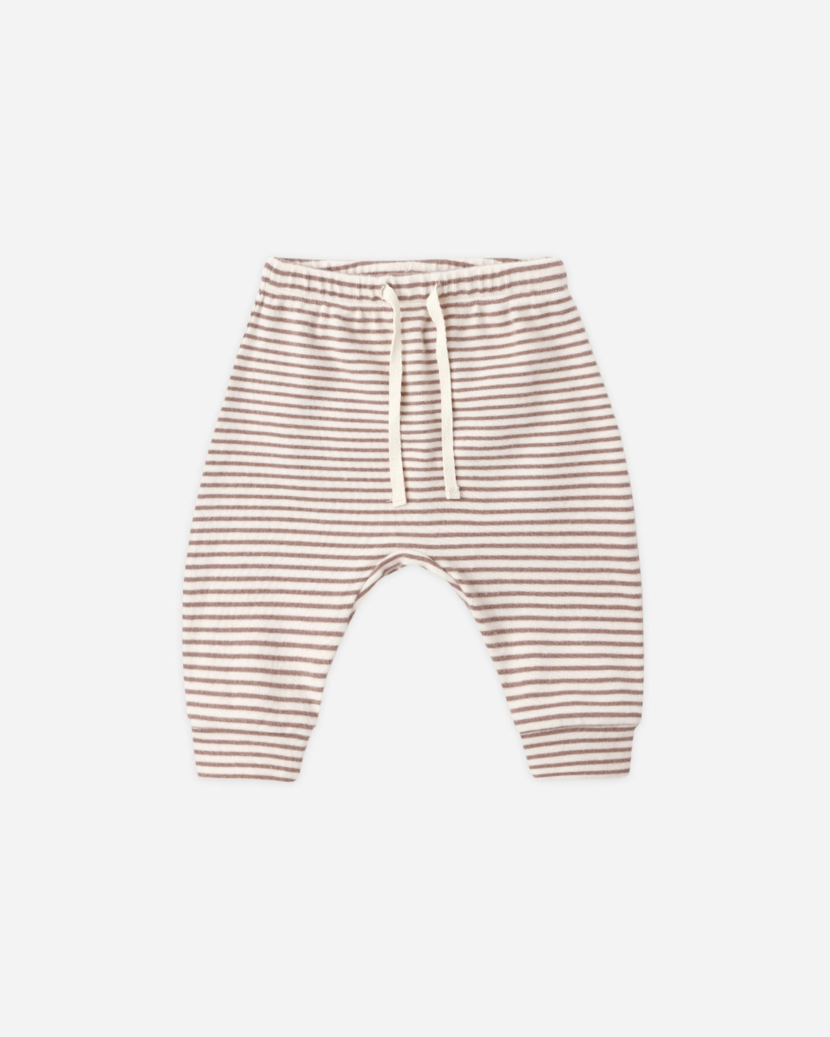 Drawstring Pant Cocoa Microstripe - Rylee + Cru | Kids Clothes | Trendy Baby Clothes | Modern Infant Outfits |