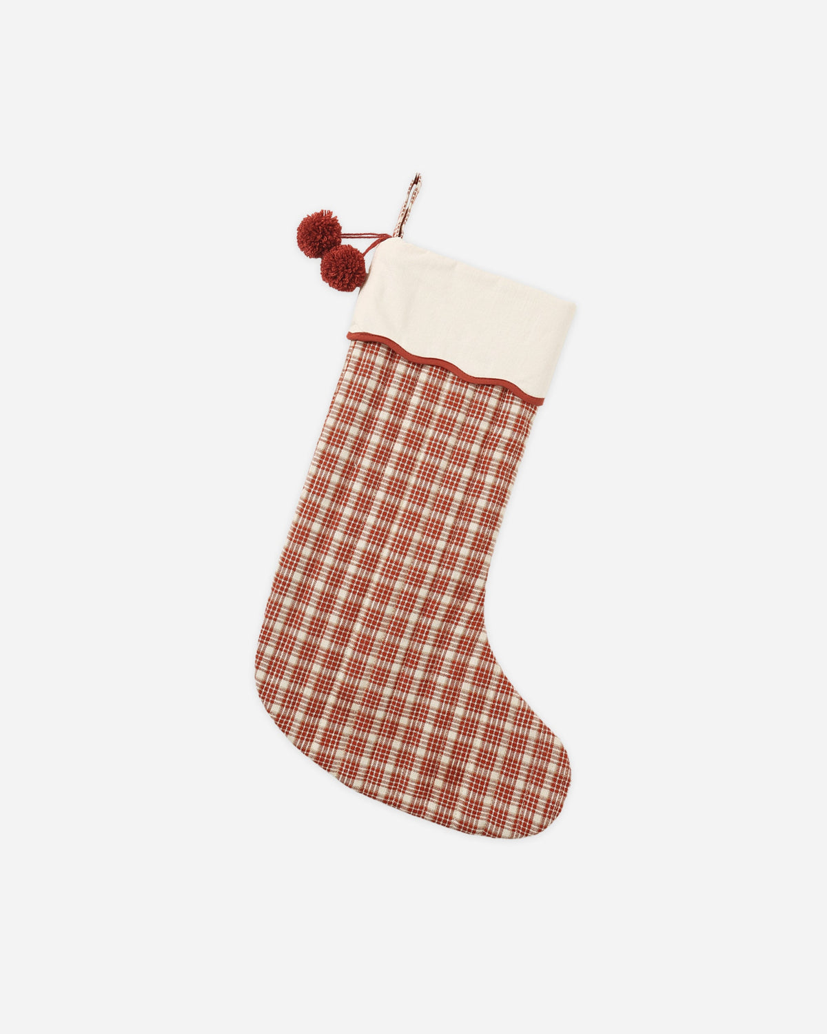Noel Stocking Ruby Plaid - Rylee + Cru | Kids Clothes | Trendy Baby Clothes | Modern Infant Outfits |