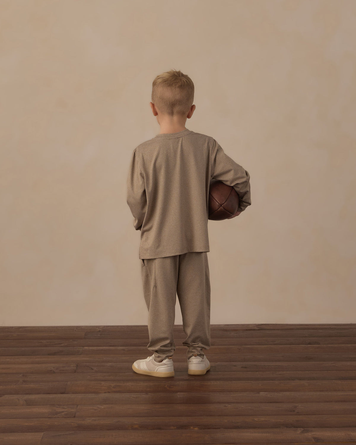 Long Sleeve Pocket Tee Heathered Olive - Rylee + Cru | Kids Clothes | Trendy Baby Clothes | Modern Infant Outfits |