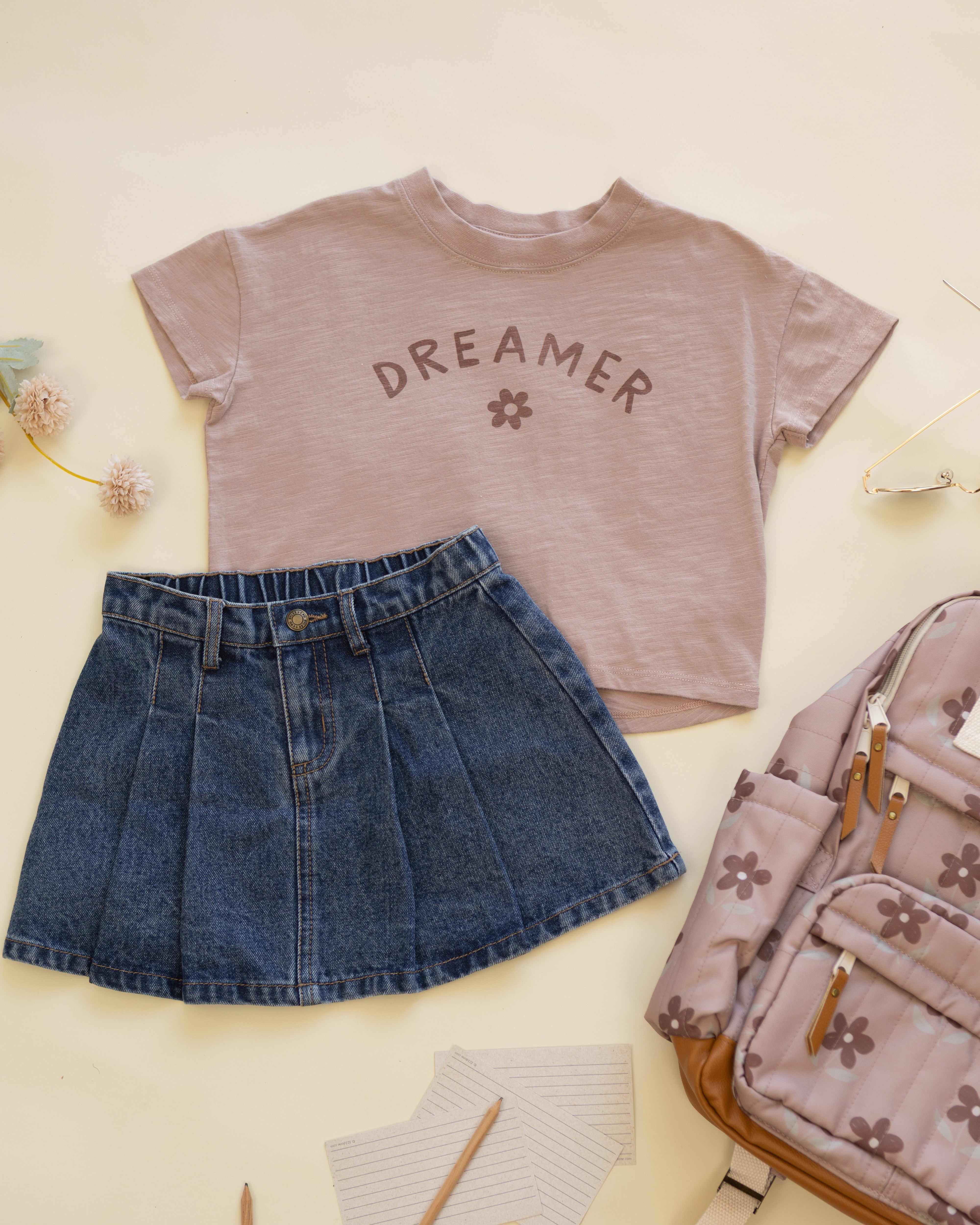 Boxy Tee Dreamer - Rylee + Cru | Kids Clothes | Trendy Baby Clothes | Modern Infant Outfits |