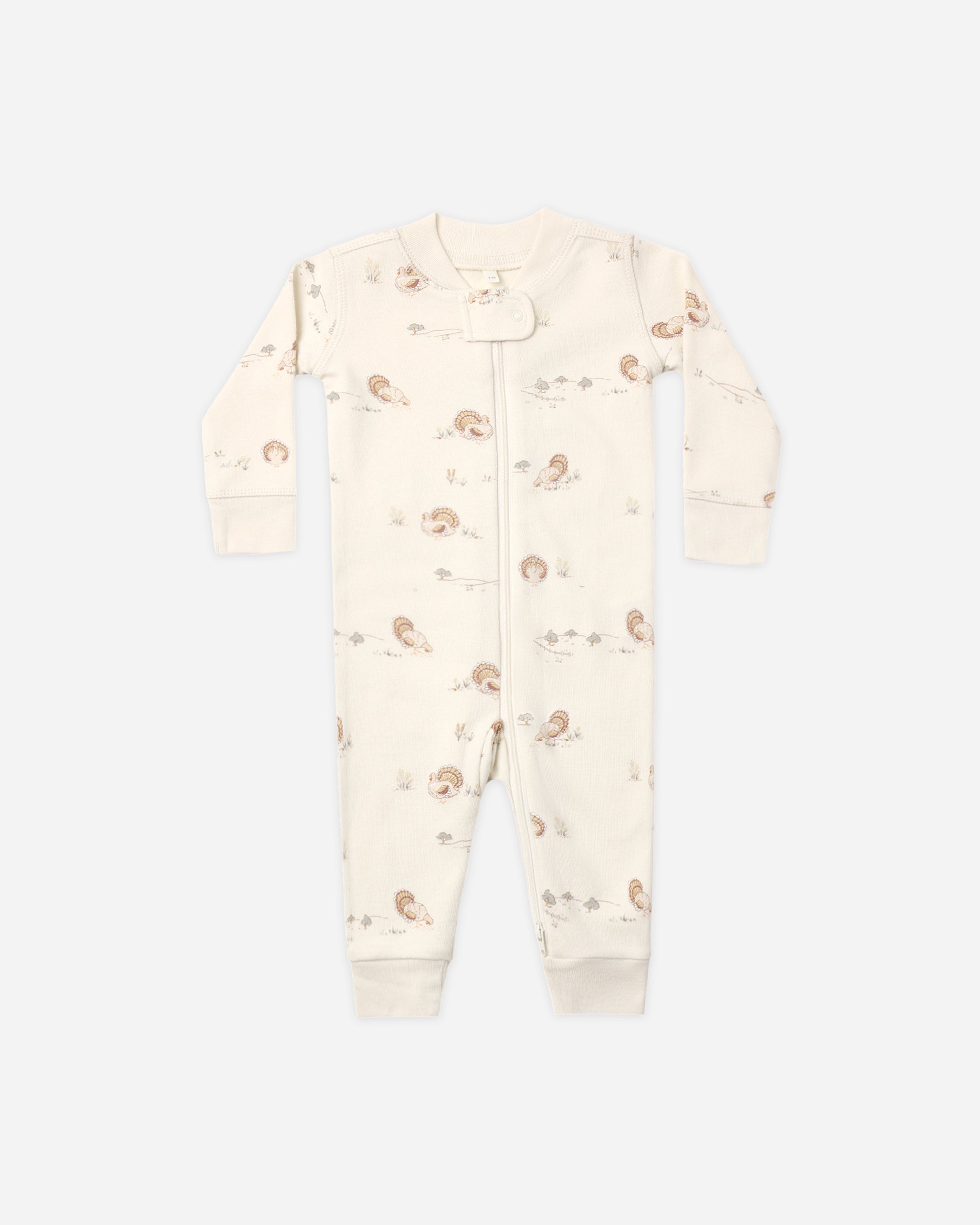Zip Long Sleeve Sleeper Turkey - Rylee + Cru | Kids Clothes | Trendy Baby Clothes | Modern Infant Outfits |
