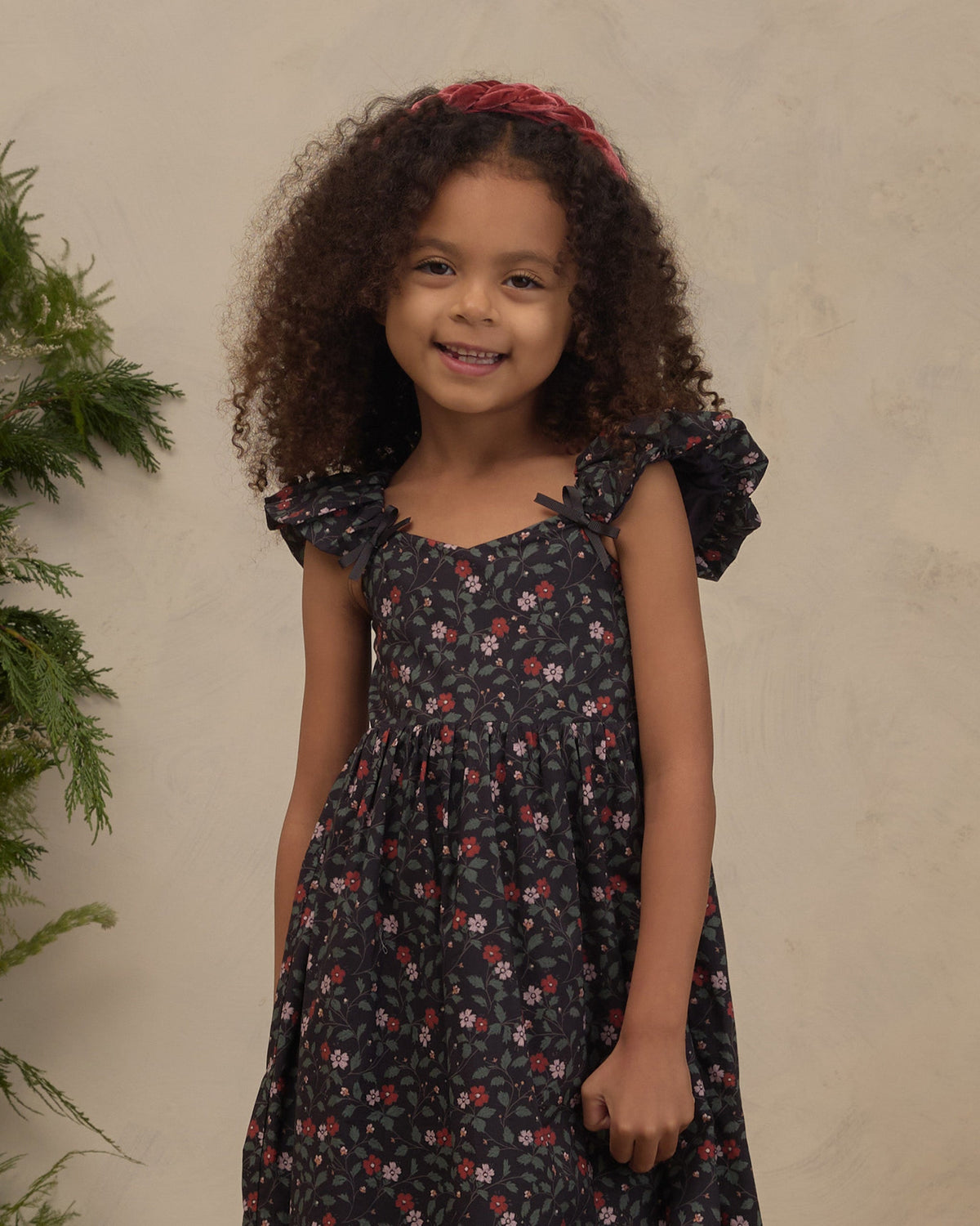 Nanette Dress Winter Vines