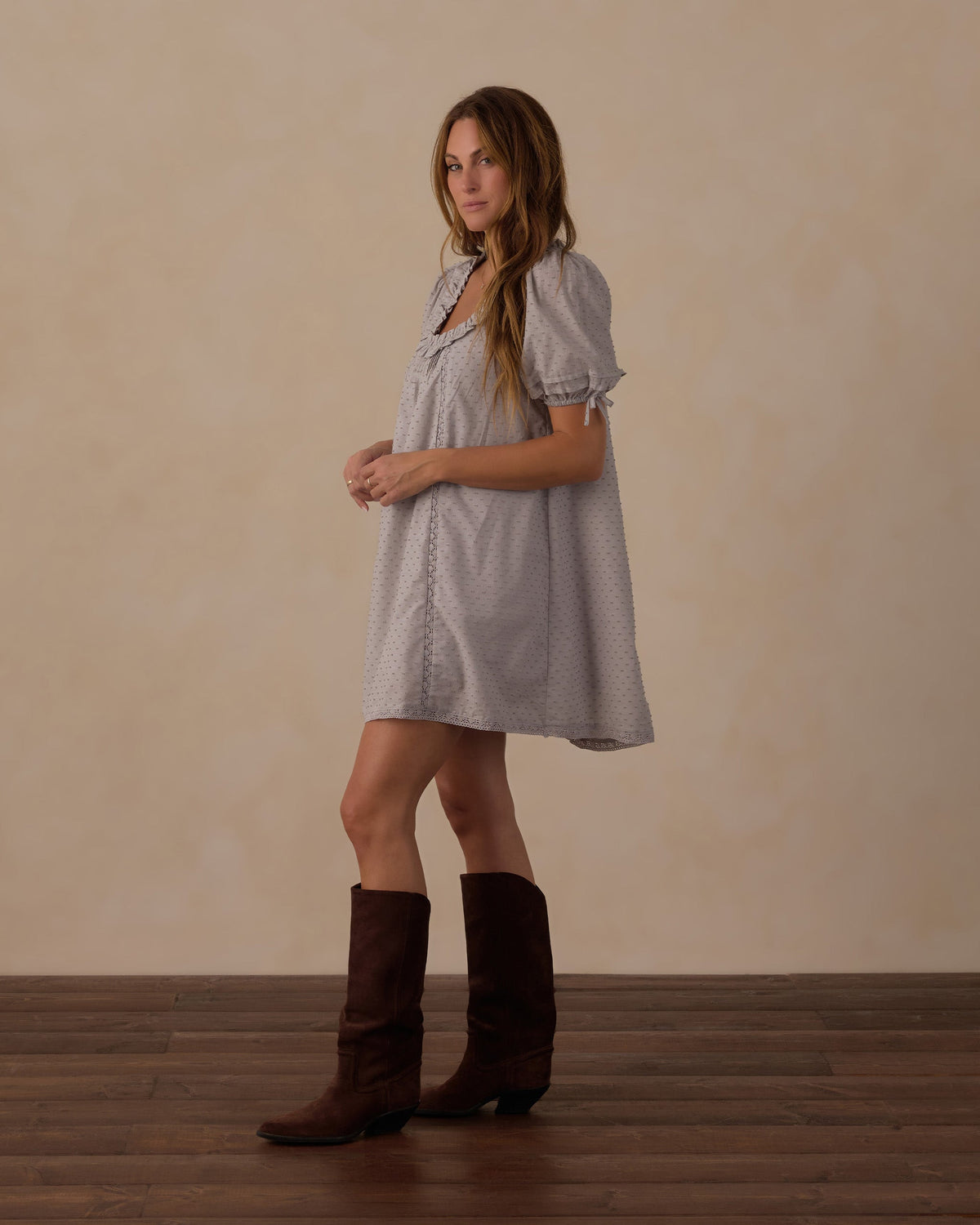Women's Shiloh Dress Dusty Blue - Rylee + Cru | Kids Clothes | Trendy Baby Clothes | Modern Infant Outfits |