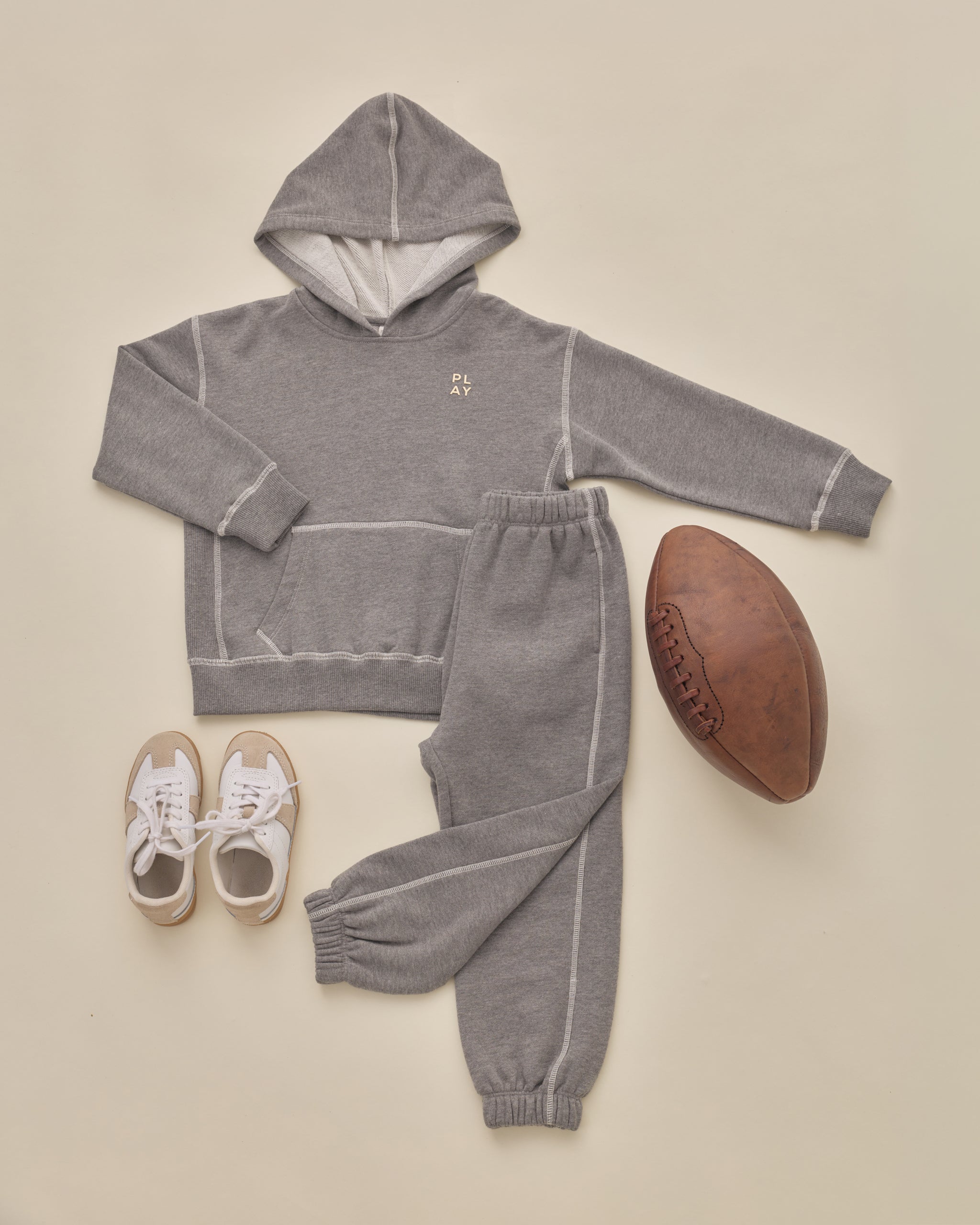 Sweatpant Dark Heathered Grey - Rylee + Cru | Kids Clothes | Trendy Baby Clothes | Modern Infant Outfits |