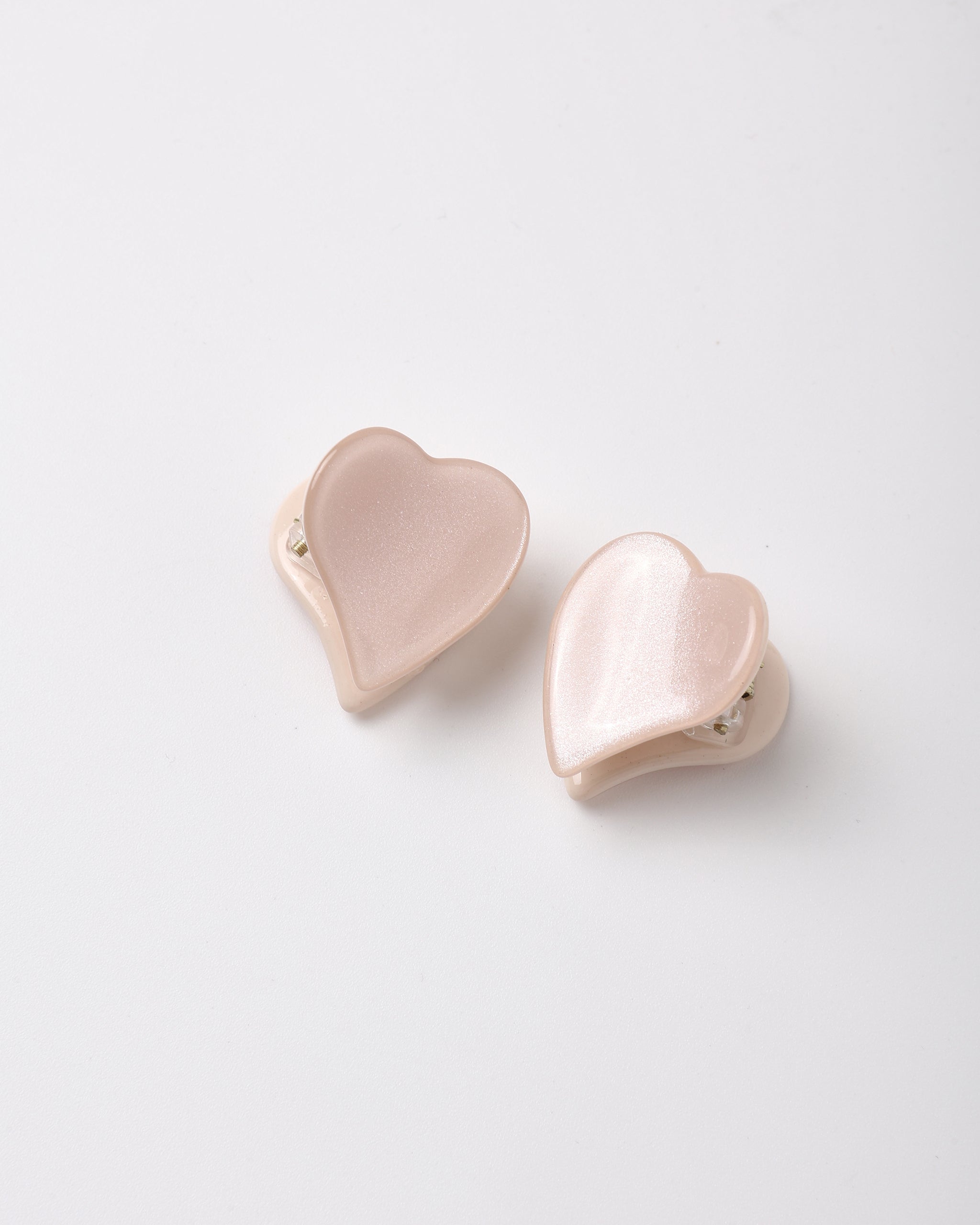 Heart Mini Clips Dusty Blue, Clay, Blush - Rylee + Cru | Kids Clothes | Trendy Baby Clothes | Modern Infant Outfits |