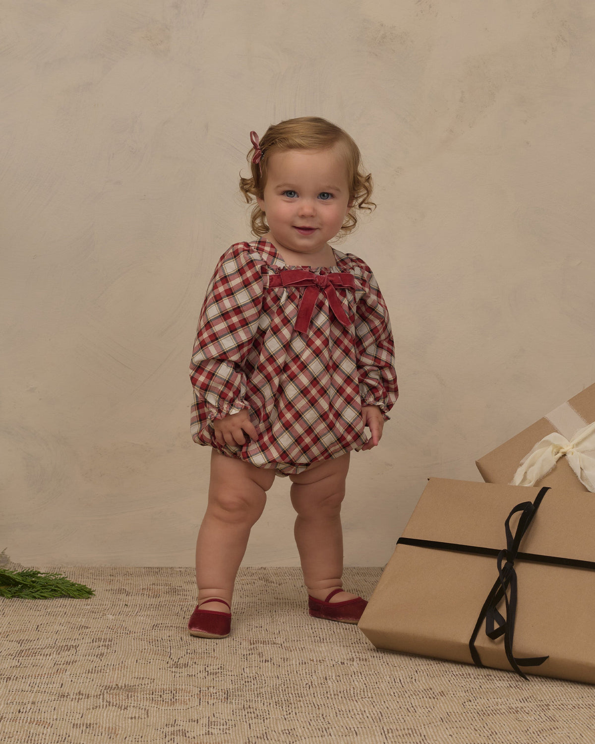 Annette Romper Holiday Tartan