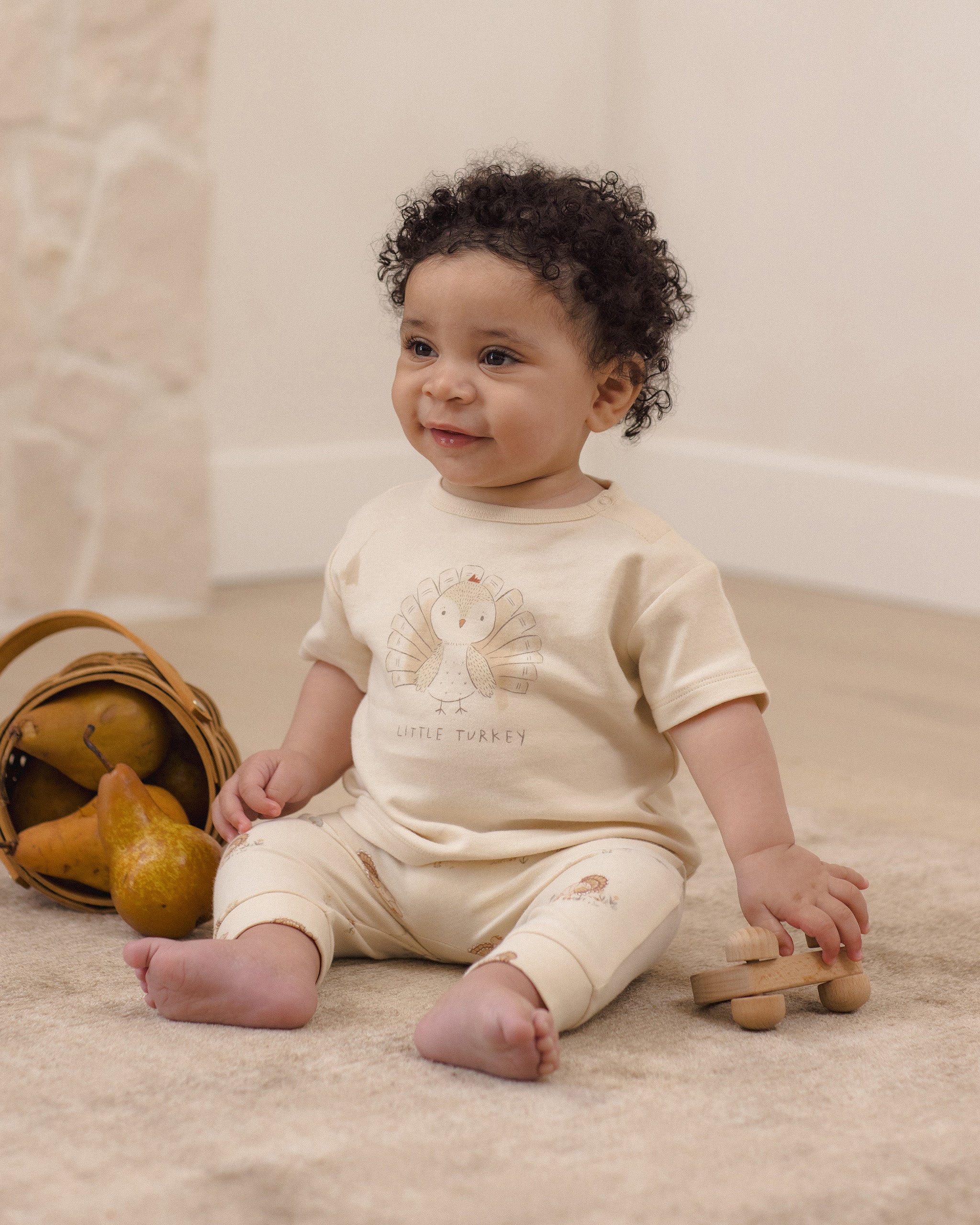 Boxy Tee Little Turkey - Rylee + Cru | Kids Clothes | Trendy Baby Clothes | Modern Infant Outfits |