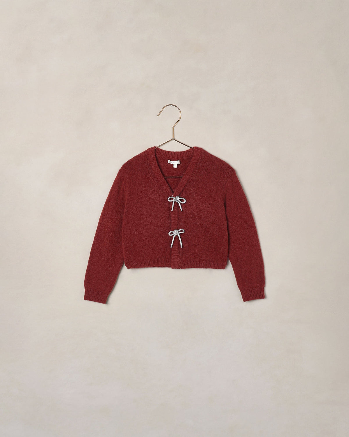 Bow Cardigan Ruby