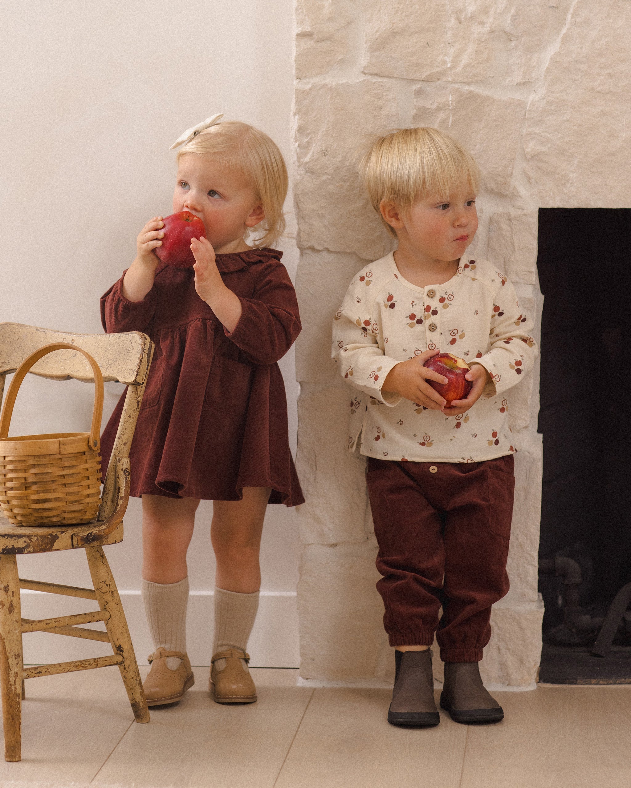 Luca Pant Black Cherry - Rylee + Cru | Kids Clothes | Trendy Baby Clothes | Modern Infant Outfits |