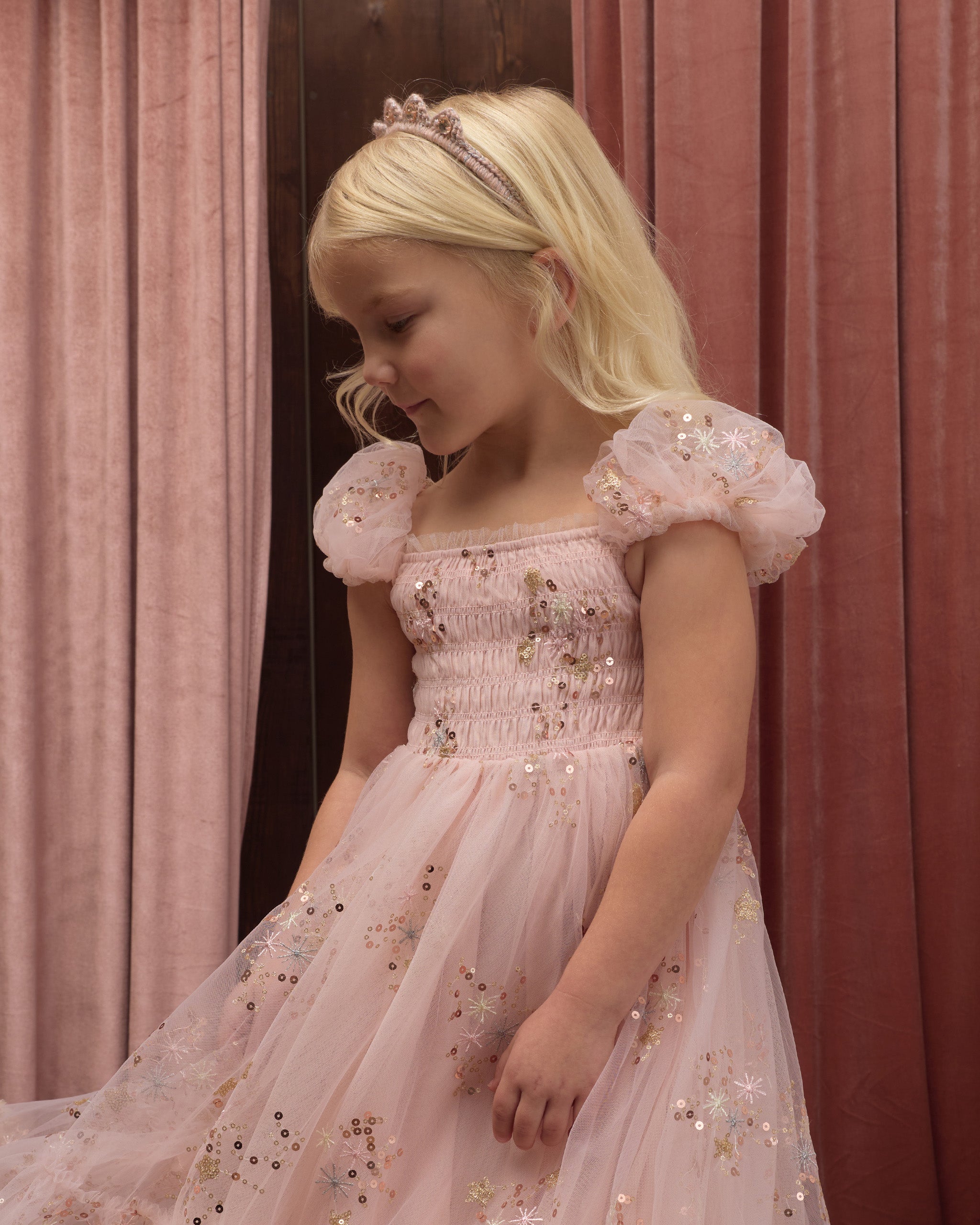 Princess Crown Pink - Rylee + Cru | Kids Clothes | Trendy Baby Clothes | Modern Infant Outfits |