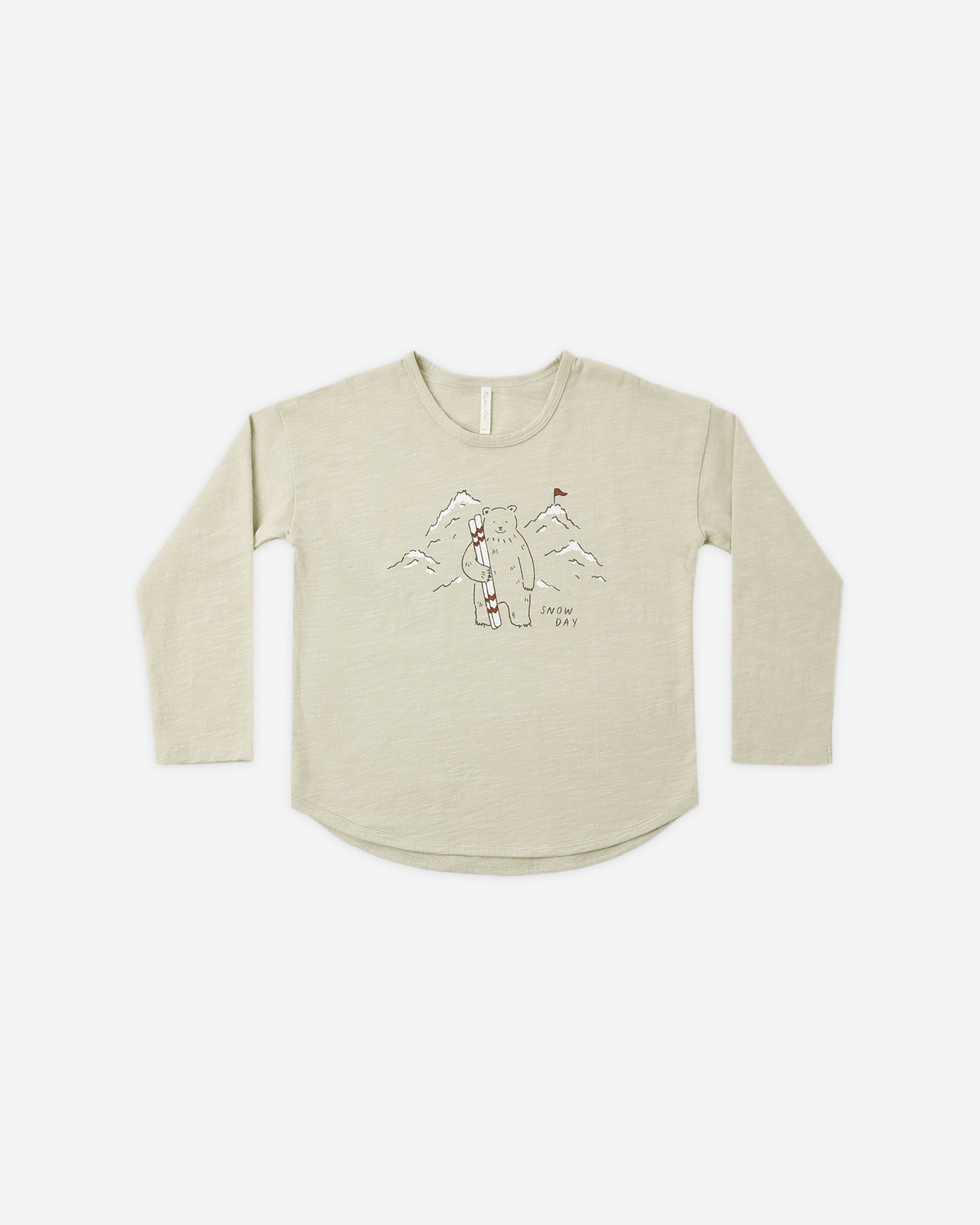 Long Sleeve Tee Snow Day - Rylee + Cru | Kids Clothes | Trendy Baby Clothes | Modern Infant Outfits |