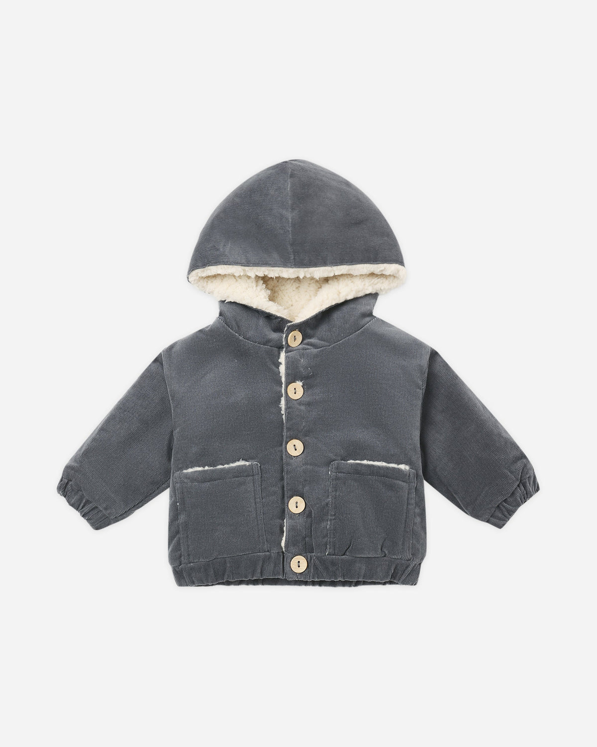 Corduroy Hooded Jacket Midnight - Rylee + Cru | Kids Clothes | Trendy Baby Clothes | Modern Infant Outfits |