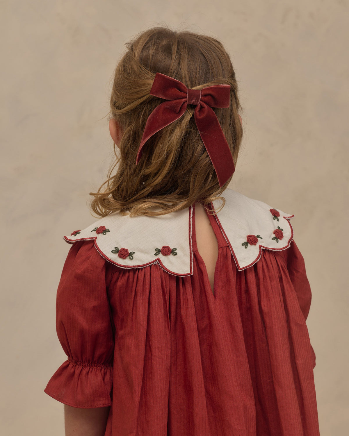 Velvet Bows Set Green, Ruby