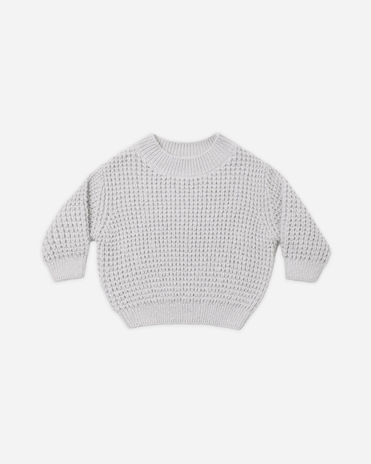 Chunky Knit Sweater Fog - Rylee + Cru | Kids Clothes | Trendy Baby Clothes | Modern Infant Outfits |