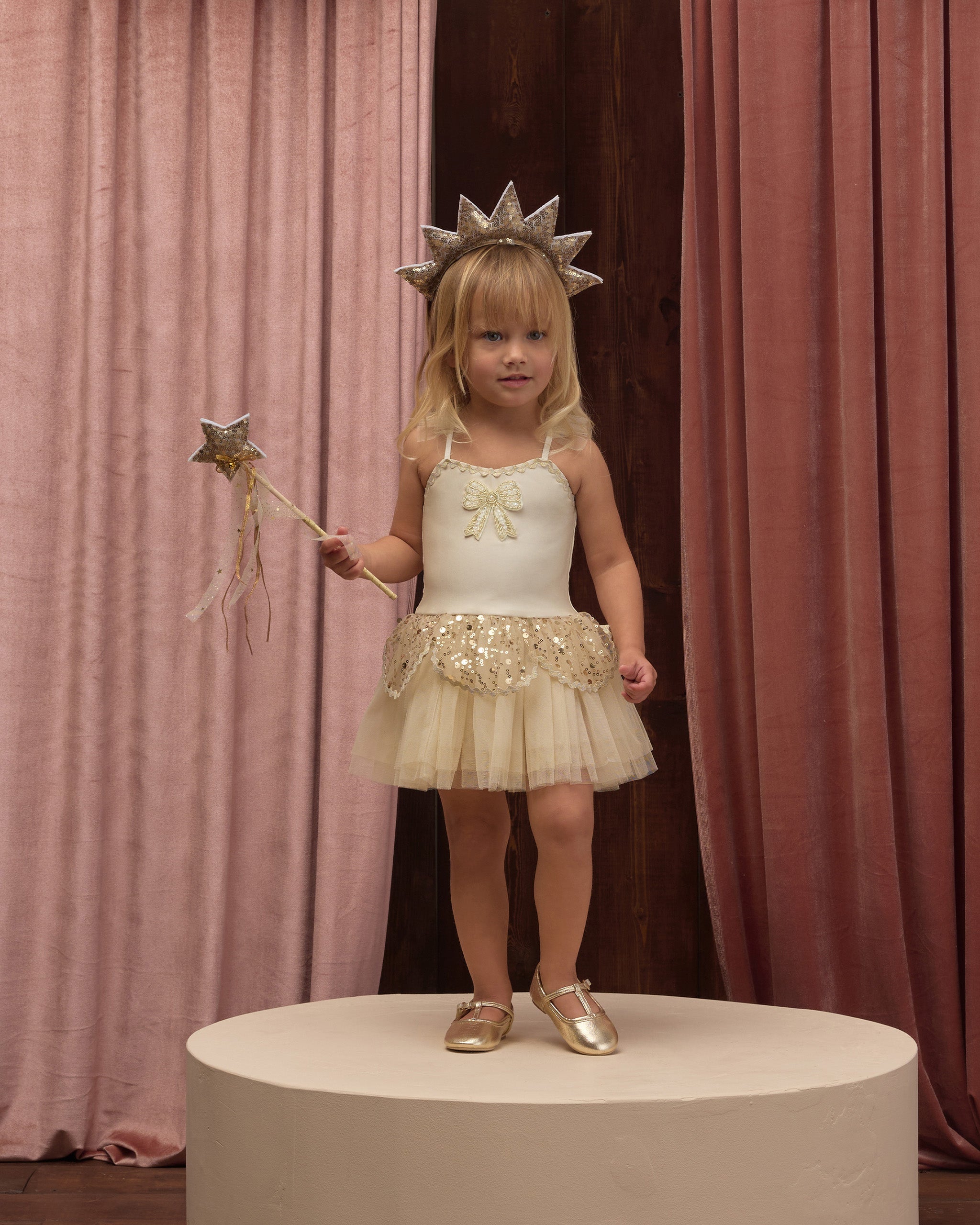 Sun Crown + Wand Gold - Rylee + Cru | Kids Clothes | Trendy Baby Clothes | Modern Infant Outfits |