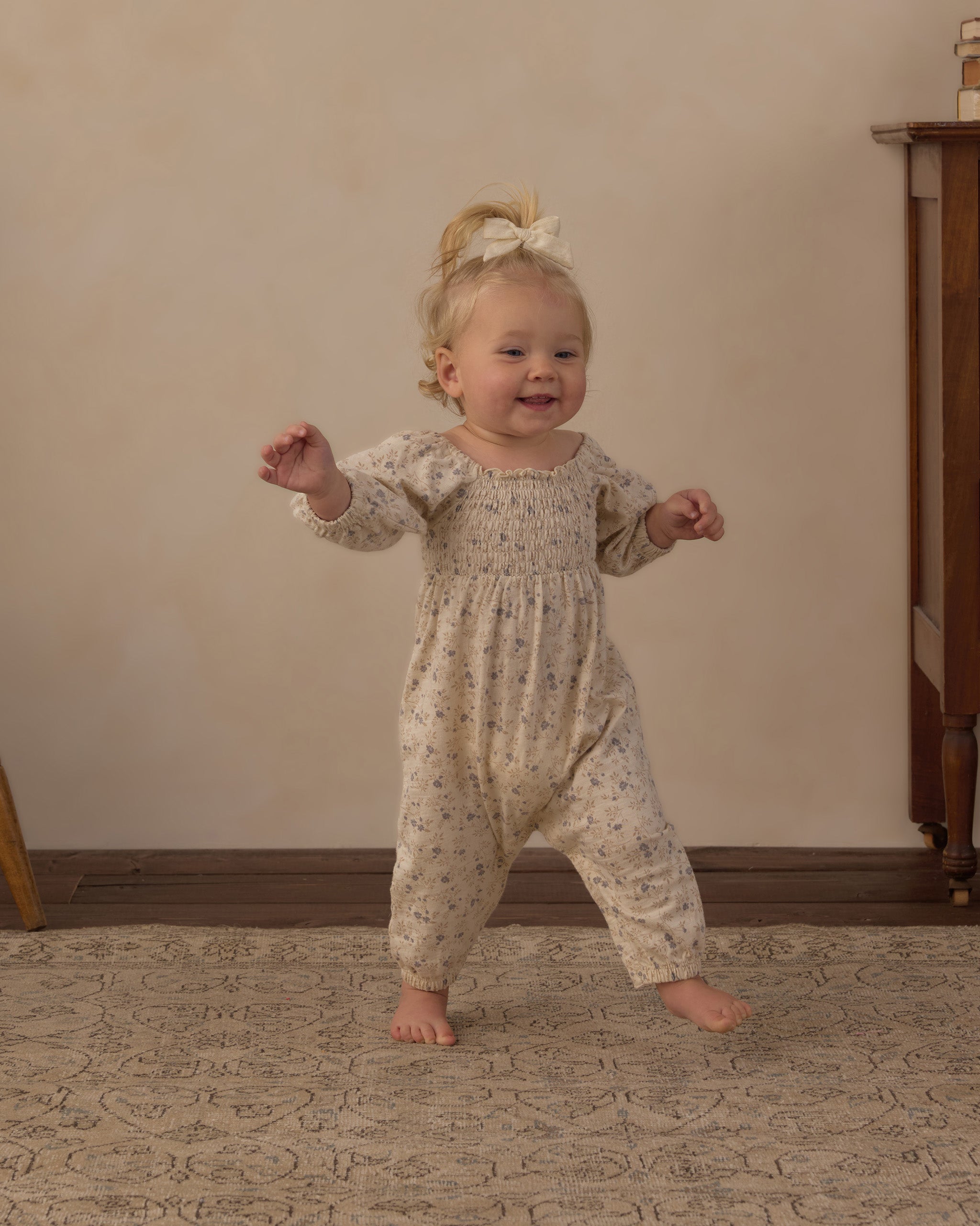 Sage Jumpsuit Meadow - Rylee + Cru | Kids Clothes | Trendy Baby Clothes | Modern Infant Outfits |