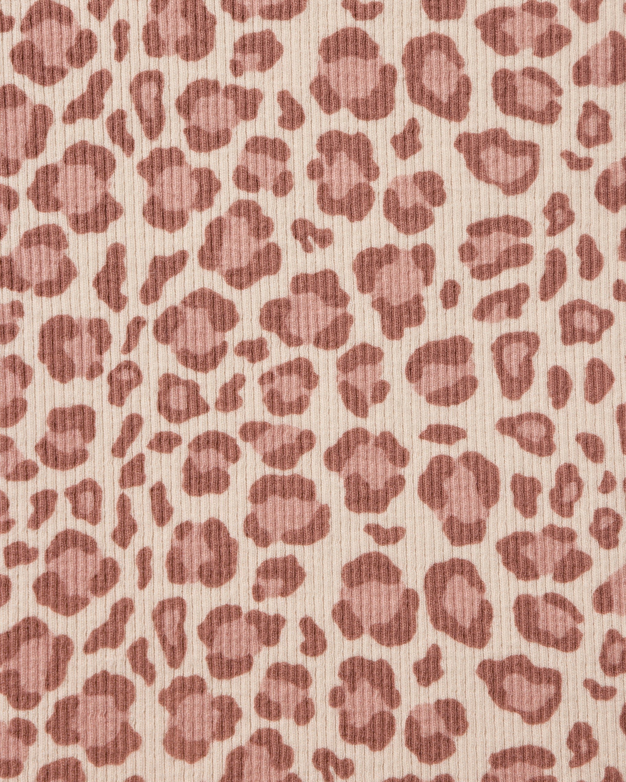 Ribbed Basic Tee Pink Leopard - Rylee + Cru | Kids Clothes | Trendy Baby Clothes | Modern Infant Outfits |
