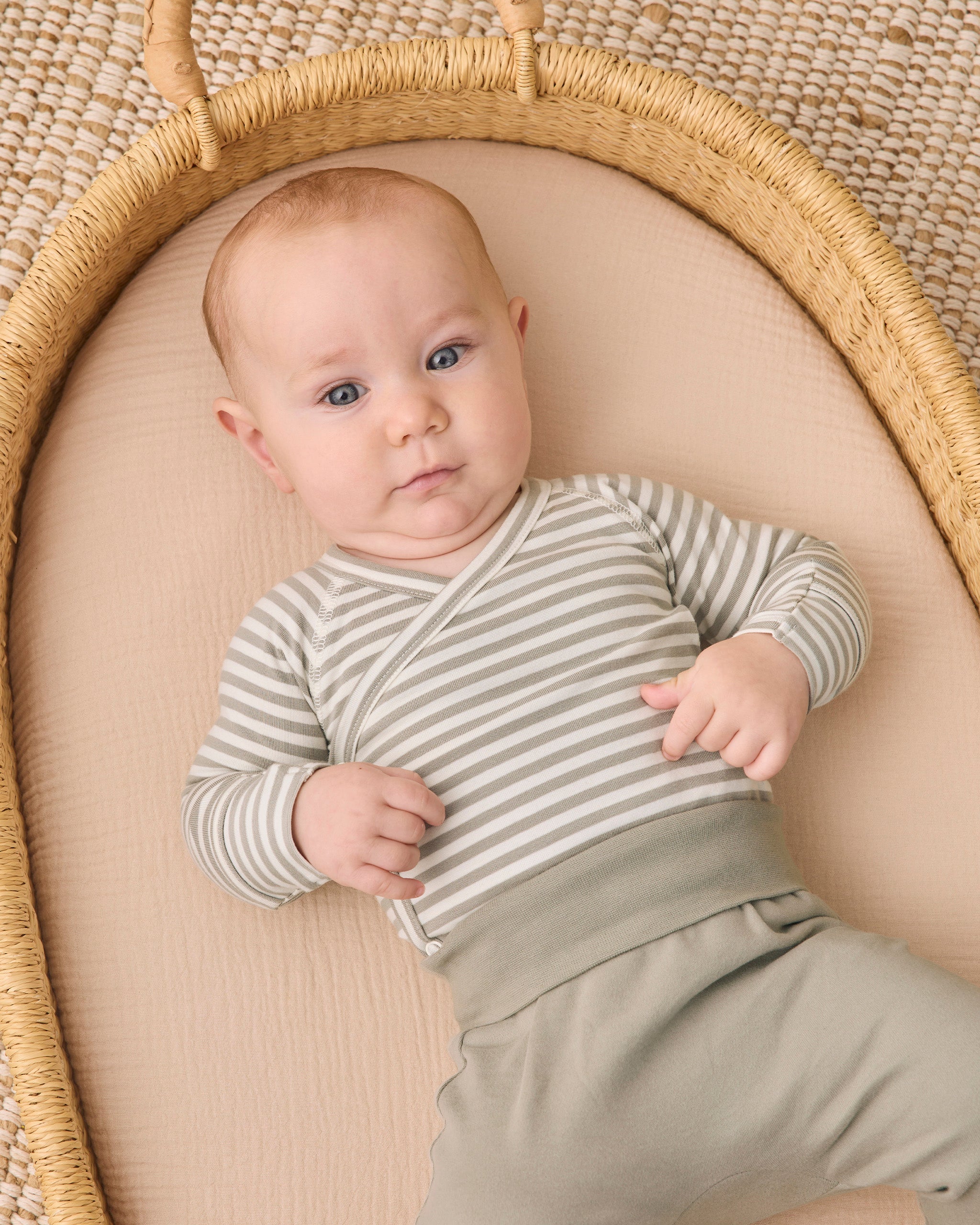 Side Snap Bodysuit + Pant Set Laurel Stripe - Rylee + Cru | Kids Clothes | Trendy Baby Clothes | Modern Infant Outfits |