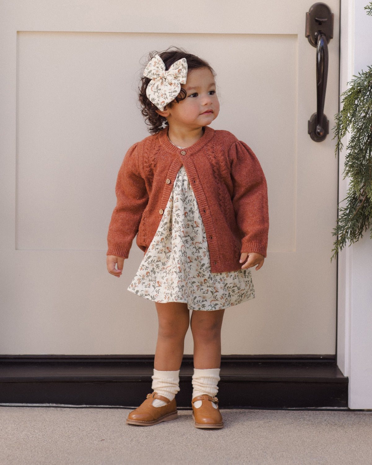 Holly Cardigan Redwood - Rylee + Cru | Kids Clothes | Trendy Baby Clothes | Modern Infant Outfits |