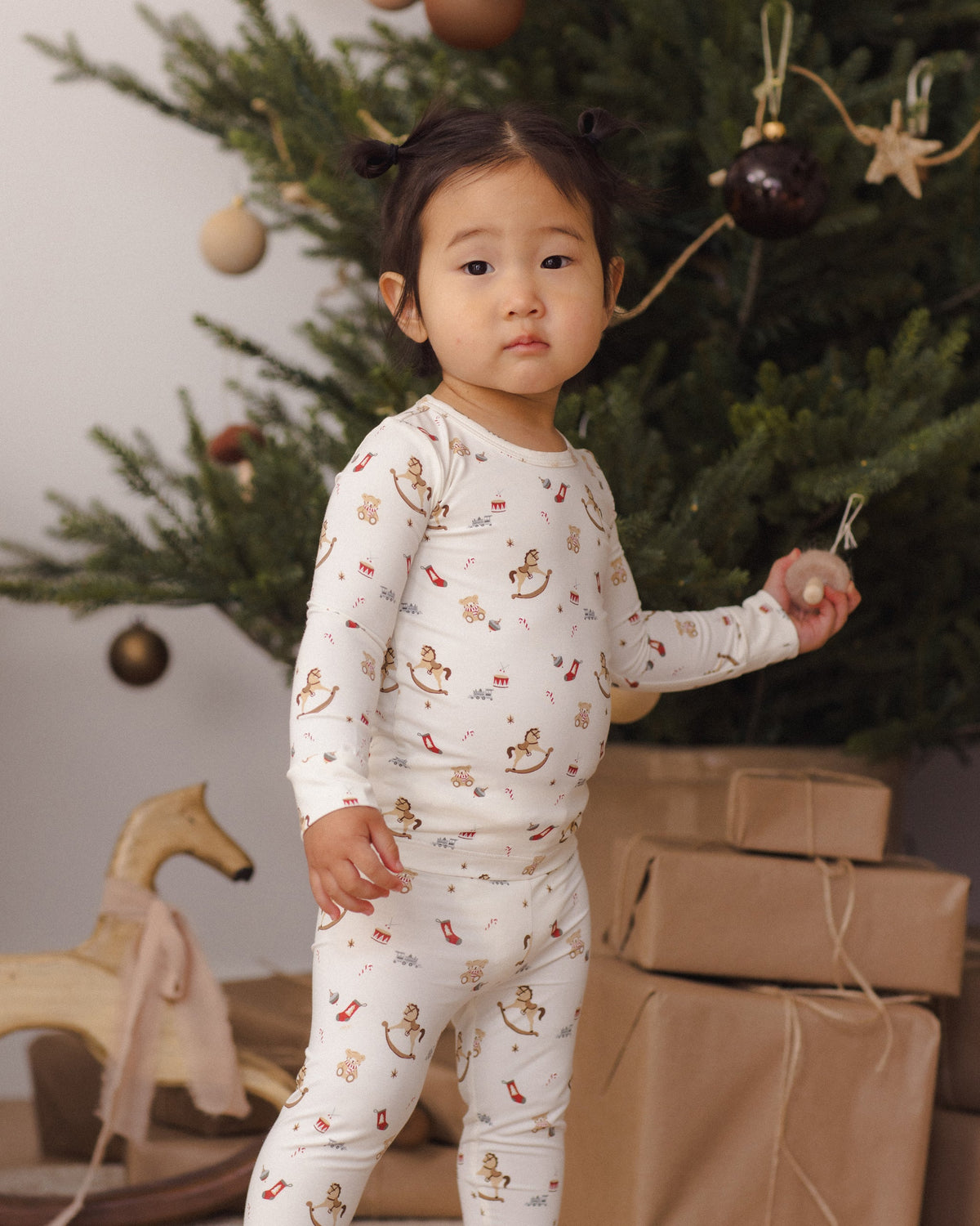 Bamboo Pajama Set Toy Chest - Rylee + Cru | Kids Clothes | Trendy Baby Clothes | Modern Infant Outfits |