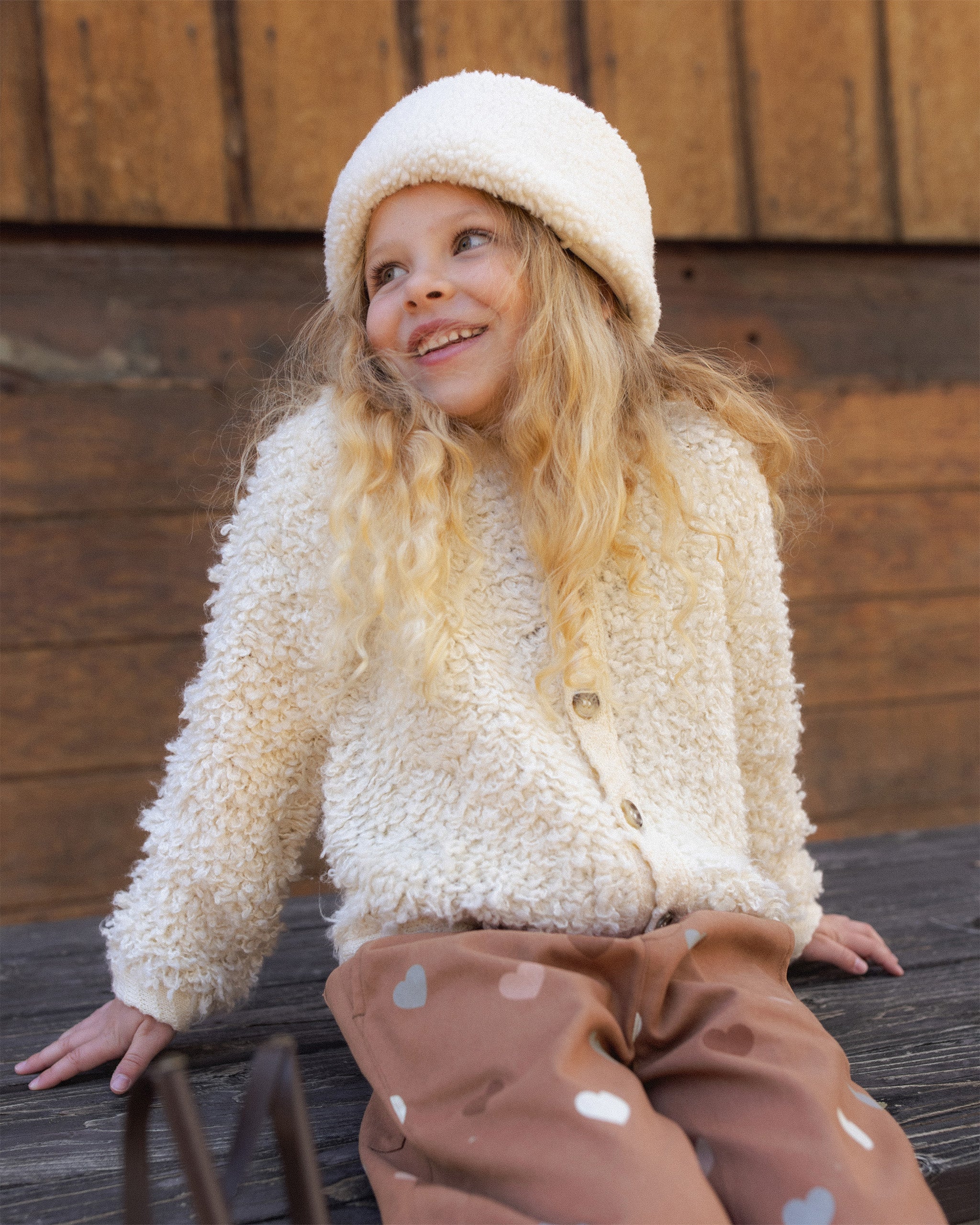 Chloe Cardigan Natural - Rylee + Cru | Kids Clothes | Trendy Baby Clothes | Modern Infant Outfits |