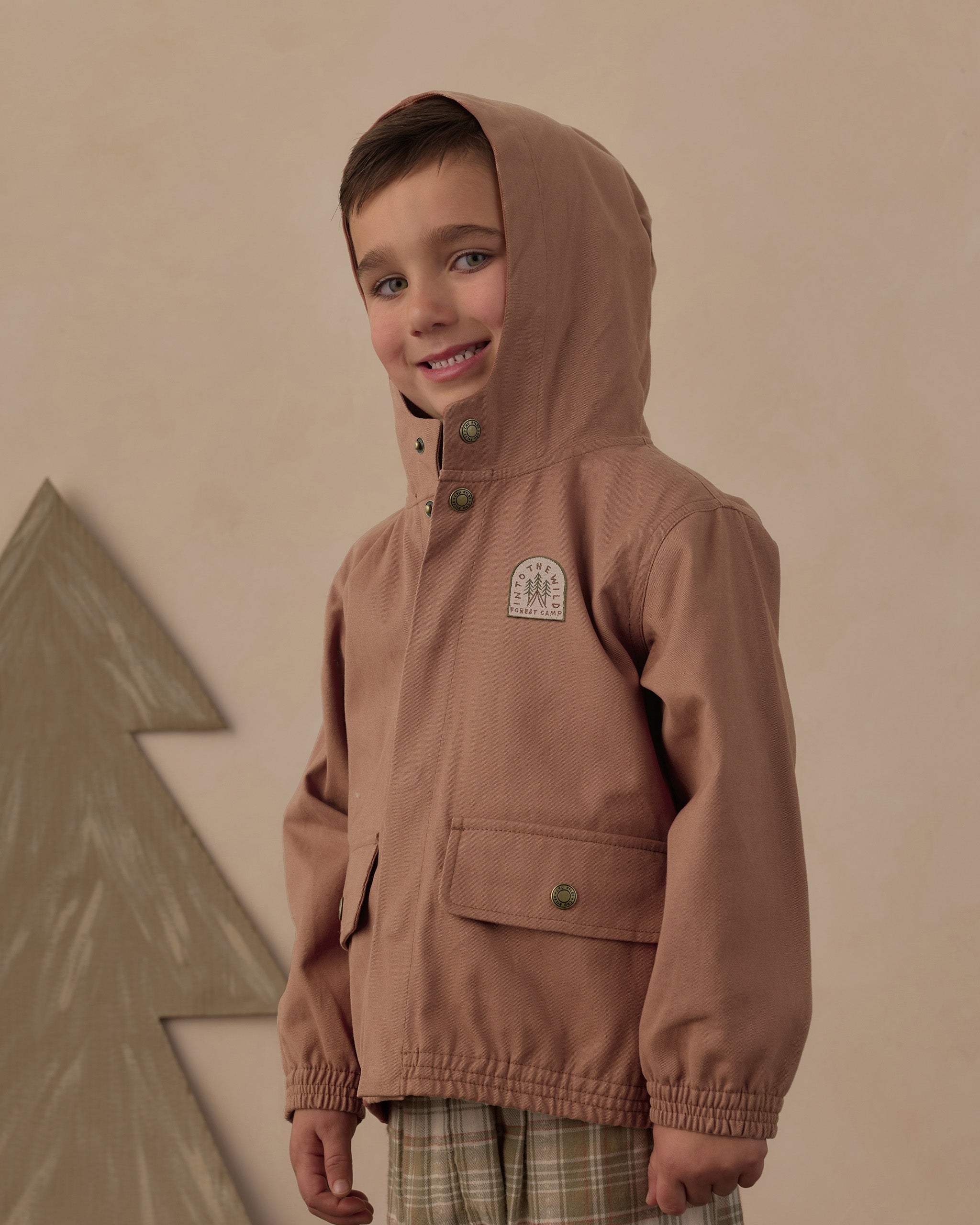 Reed Jacket Clay - Rylee + Cru | Kids Clothes | Trendy Baby Clothes | Modern Infant Outfits |