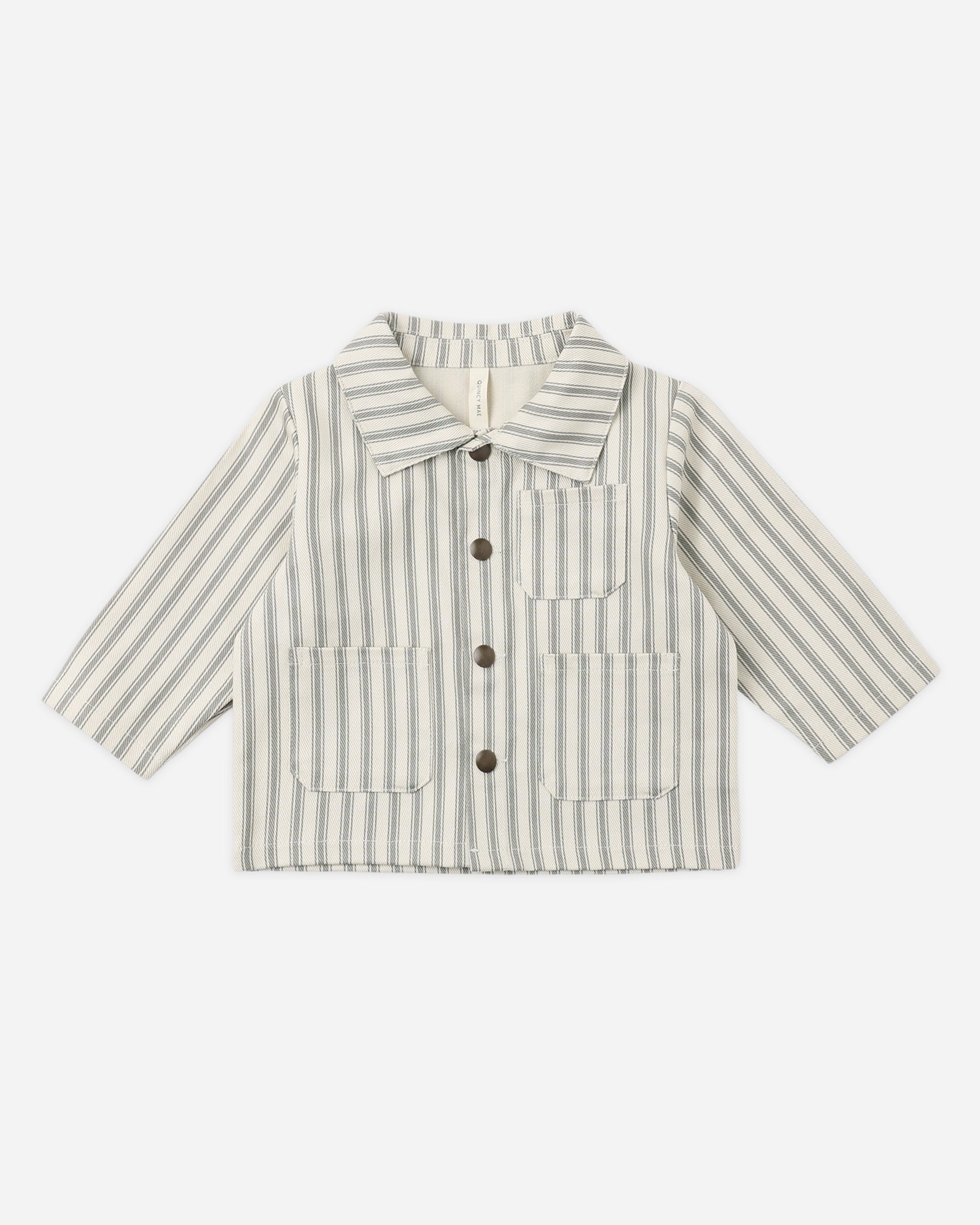 Utility Jacket Laurel Pinstripe - Rylee + Cru | Kids Clothes | Trendy Baby Clothes | Modern Infant Outfits |