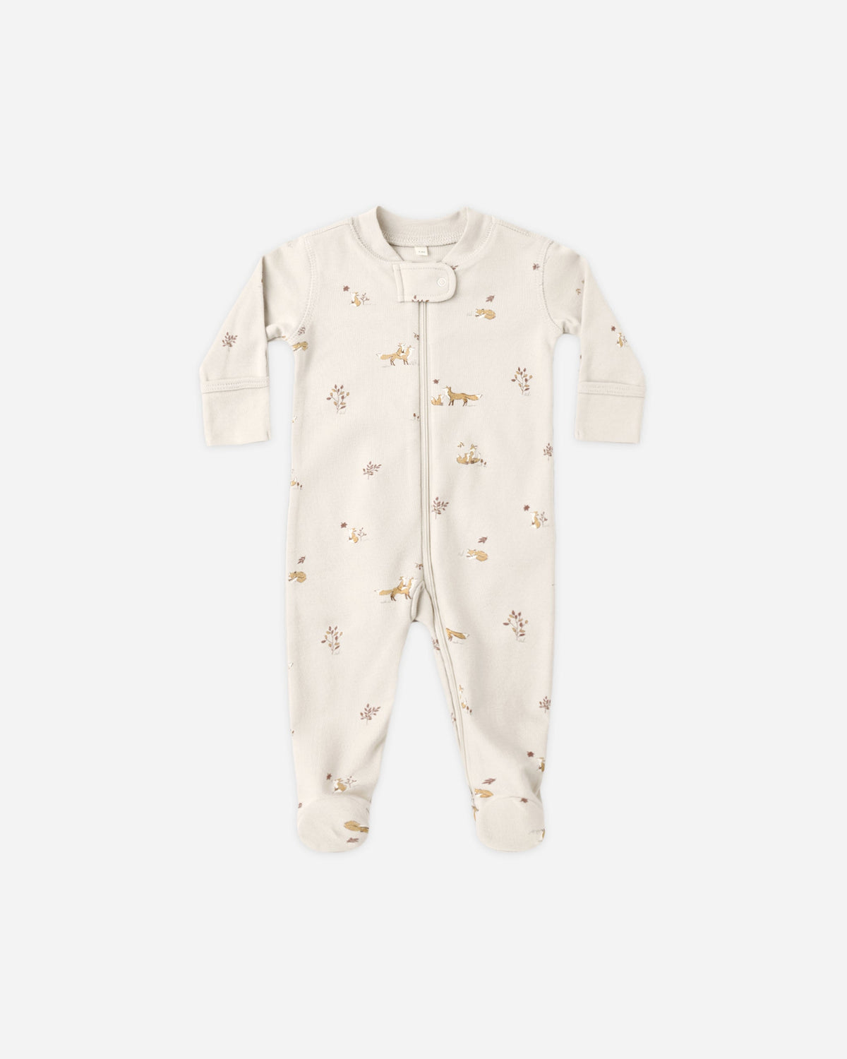 Zip Long Sleeve Sleeper Footie Fox Land - Rylee + Cru | Kids Clothes | Trendy Baby Clothes | Modern Infant Outfits |