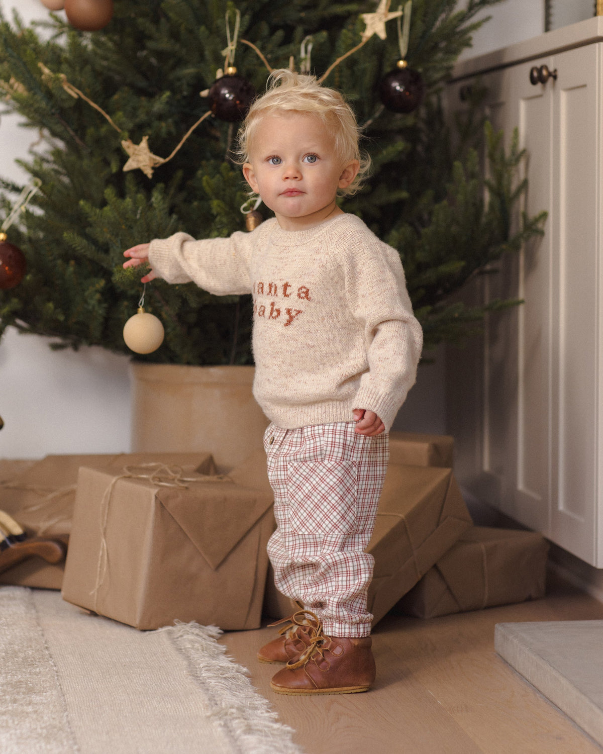 Luca Pant Christmas Plaid - Rylee + Cru | Kids Clothes | Trendy Baby Clothes | Modern Infant Outfits |