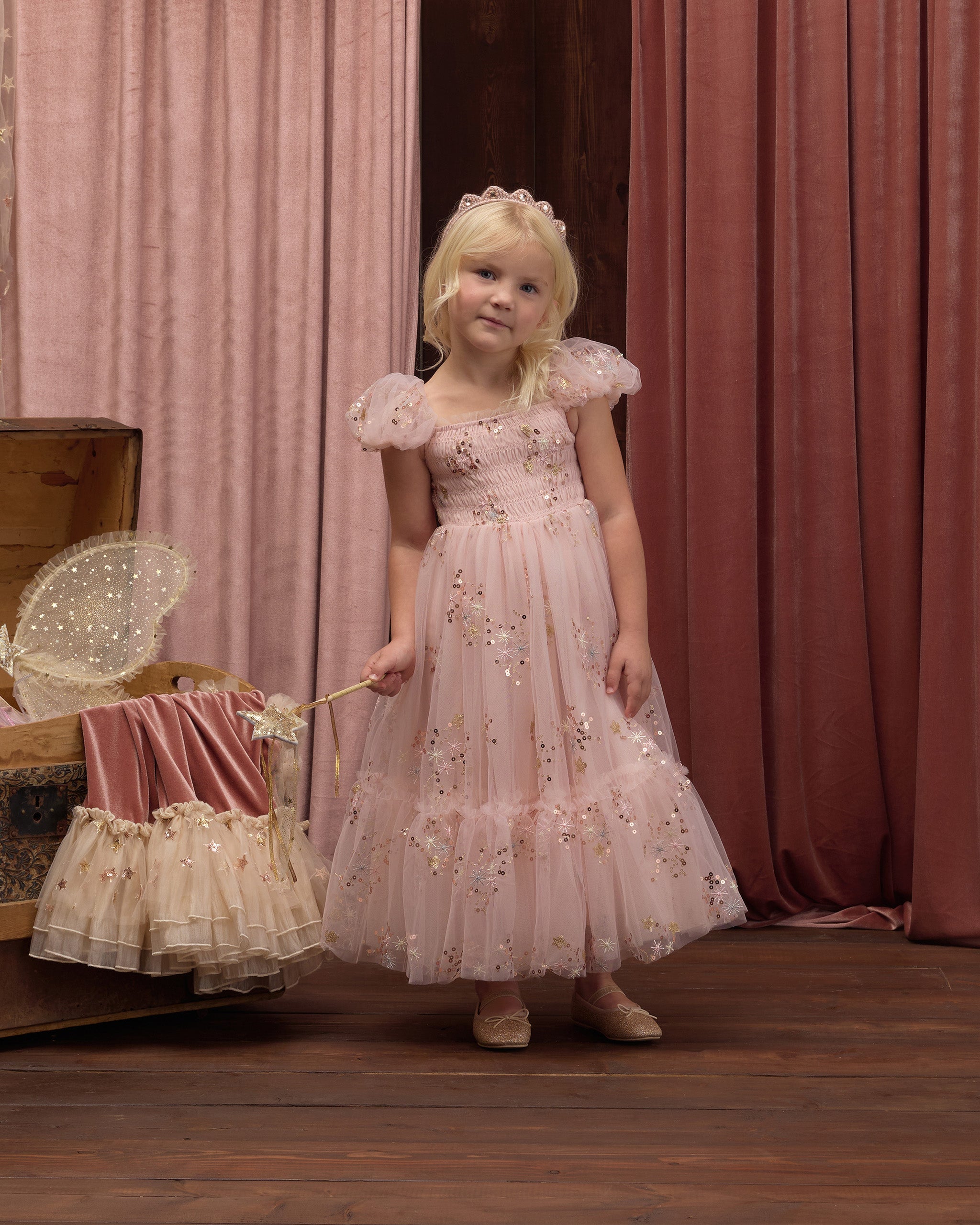 Princess Crown Pink - Rylee + Cru | Kids Clothes | Trendy Baby Clothes | Modern Infant Outfits |