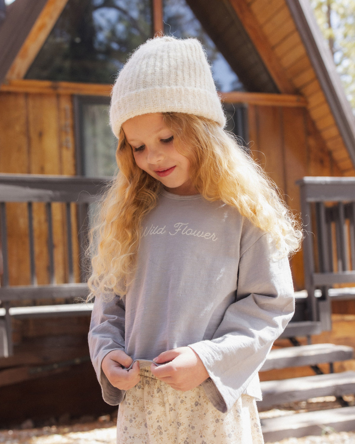 Luna Long Sleeve Wild Flower - Rylee + Cru | Kids Clothes | Trendy Baby Clothes | Modern Infant Outfits |