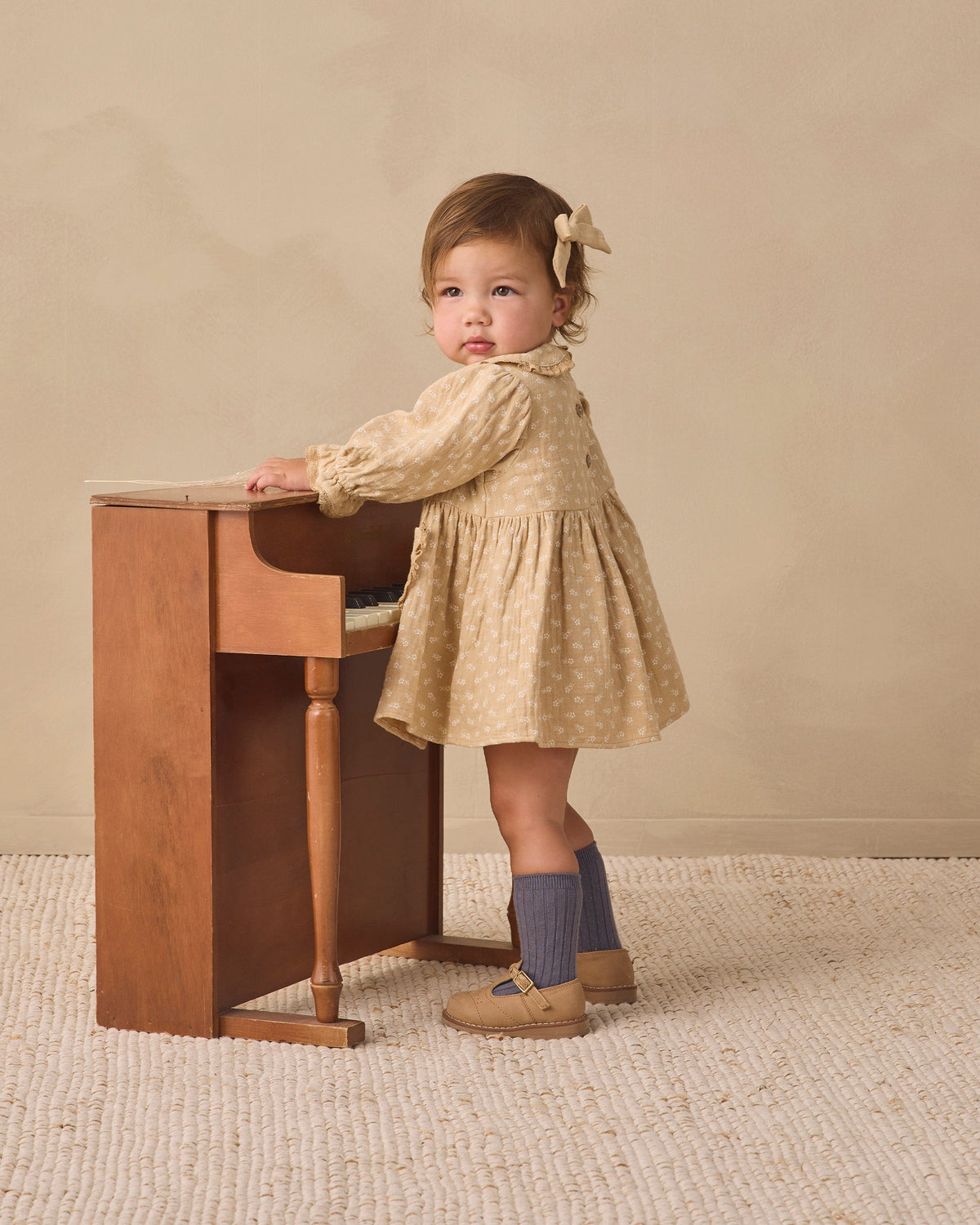 Marisol Dress Butterscotch Floral - Rylee + Cru | Kids Clothes | Trendy Baby Clothes | Modern Infant Outfits |