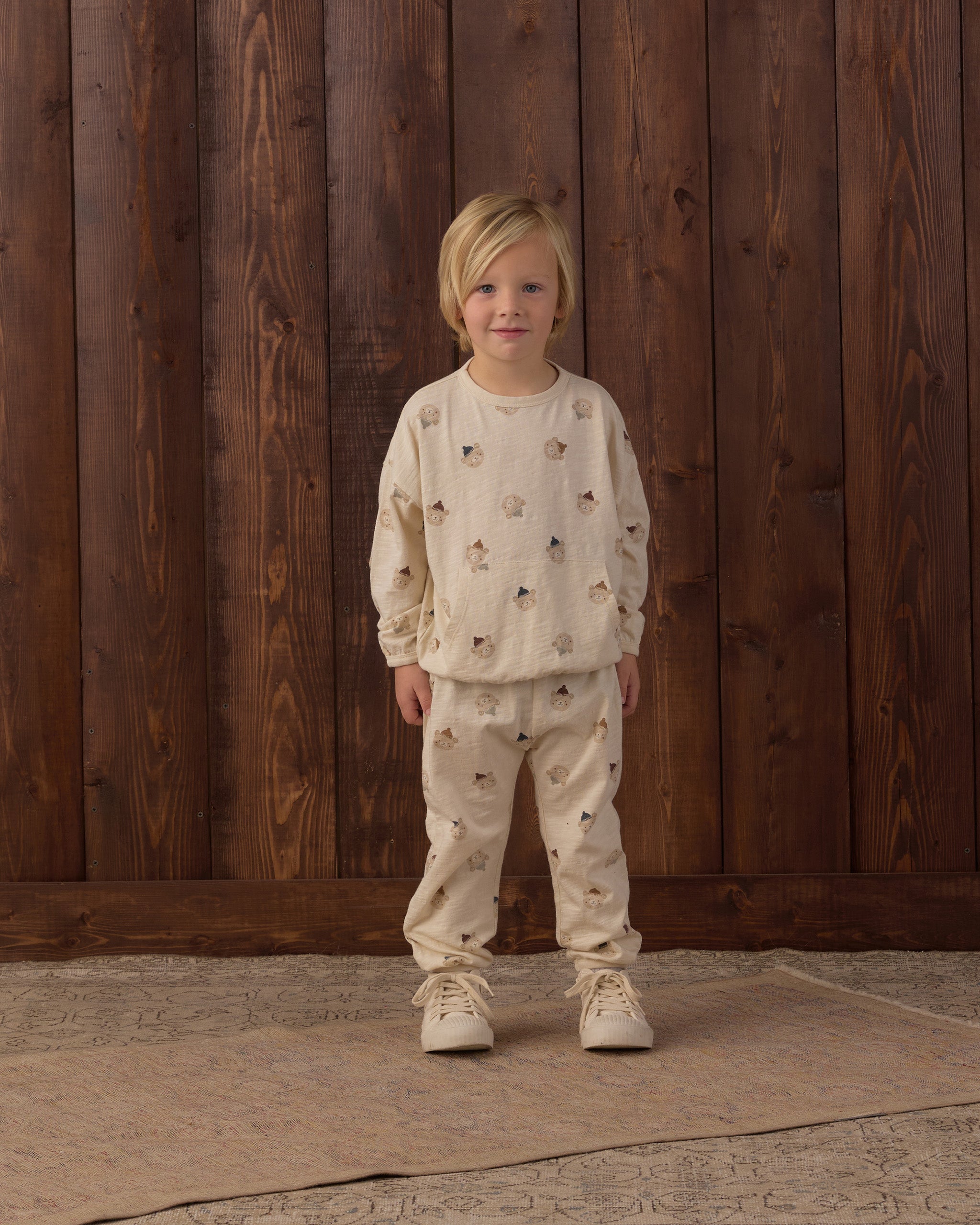 Relaxed Set Winter Bears - Rylee + Cru | Kids Clothes | Trendy Baby Clothes | Modern Infant Outfits |