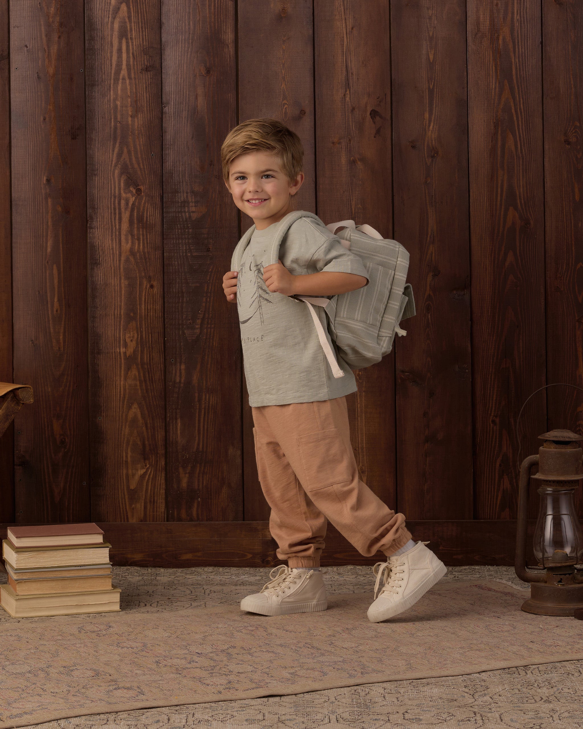 Relaxed Tee Happy Place - Rylee + Cru | Kids Clothes | Trendy Baby Clothes | Modern Infant Outfits |