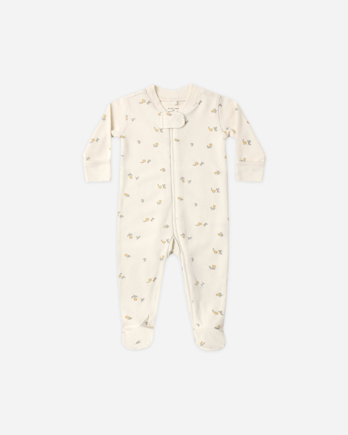 Zip Long Sleeve Sleeper Footie Pears - Rylee + Cru | Kids Clothes | Trendy Baby Clothes | Modern Infant Outfits |