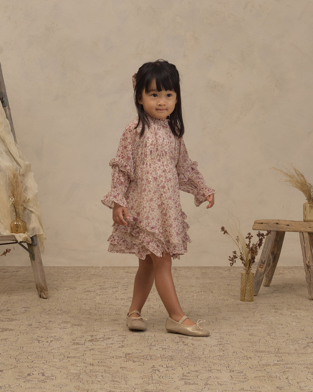 Mirabelle Dress Harvest Bloom - Rylee + Cru | Kids Clothes | Trendy Baby Clothes | Modern Infant Outfits |