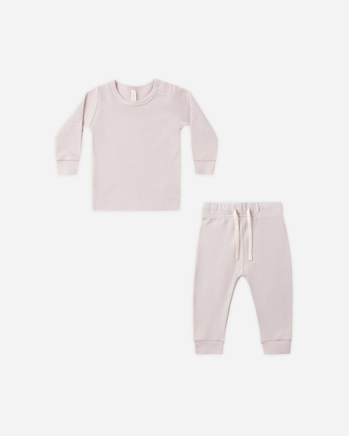 Waffle Top + Pant Set Lilac Mist - Rylee + Cru | Kids Clothes | Trendy Baby Clothes | Modern Infant Outfits |