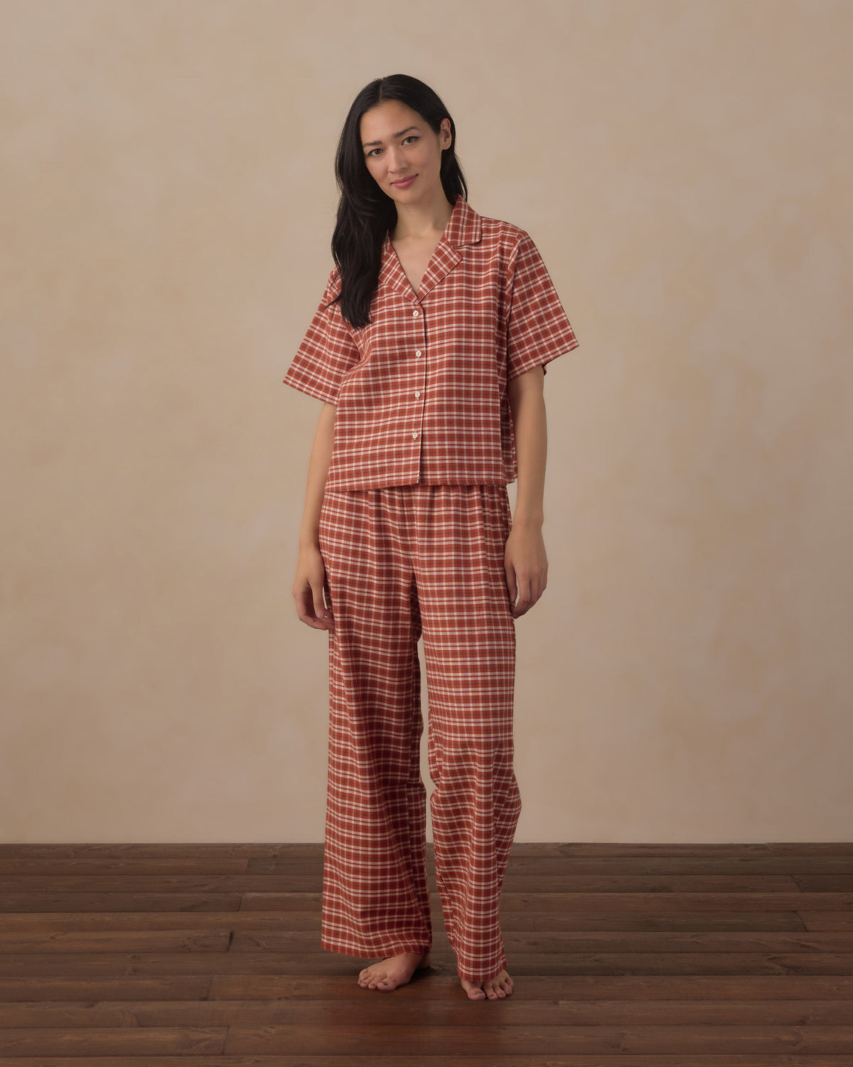 Women's Woven Pajama Set Ruby Plaid - Rylee + Cru | Kids Clothes | Trendy Baby Clothes | Modern Infant Outfits |