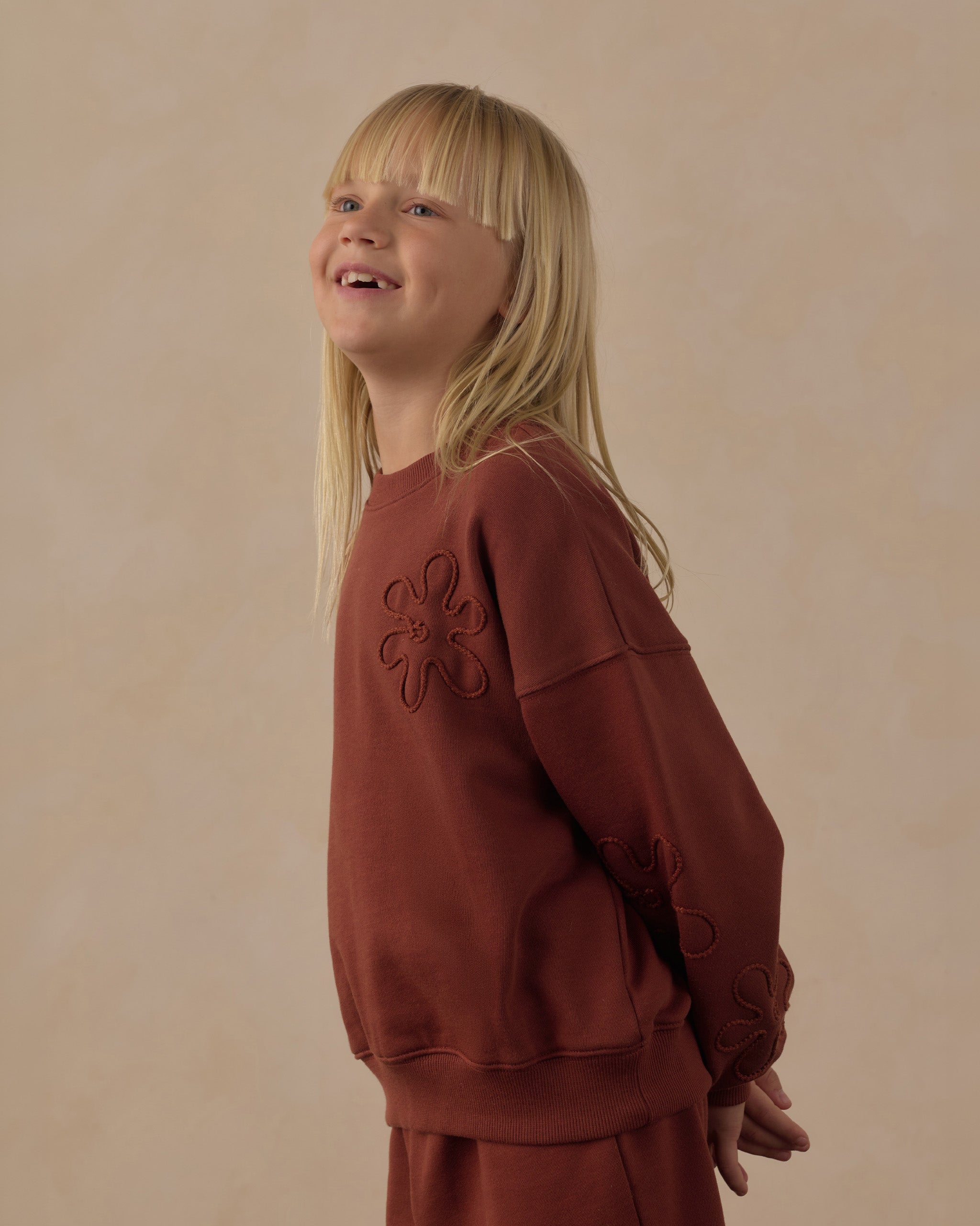 Pouch Pocket Crew Brick - Rylee + Cru | Kids Clothes | Trendy Baby Clothes | Modern Infant Outfits |