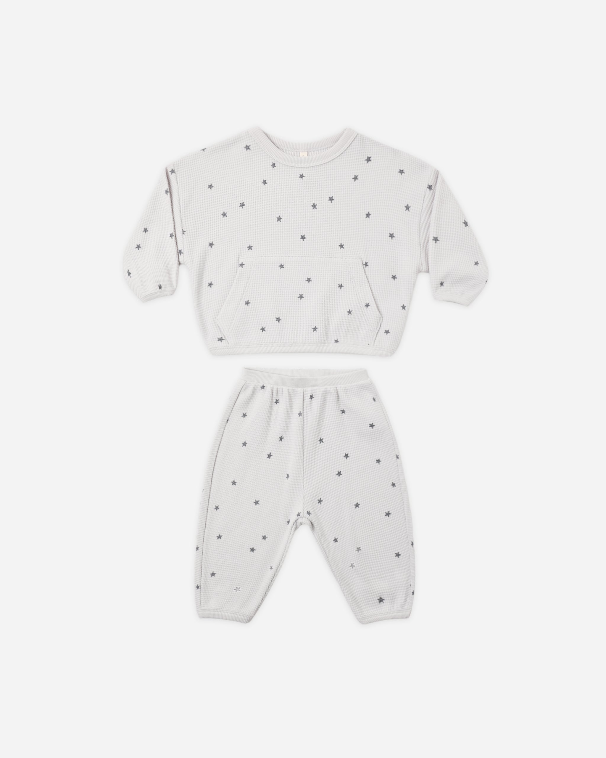 Waffle Slouch Set Stars - Rylee + Cru | Kids Clothes | Trendy Baby Clothes | Modern Infant Outfits |