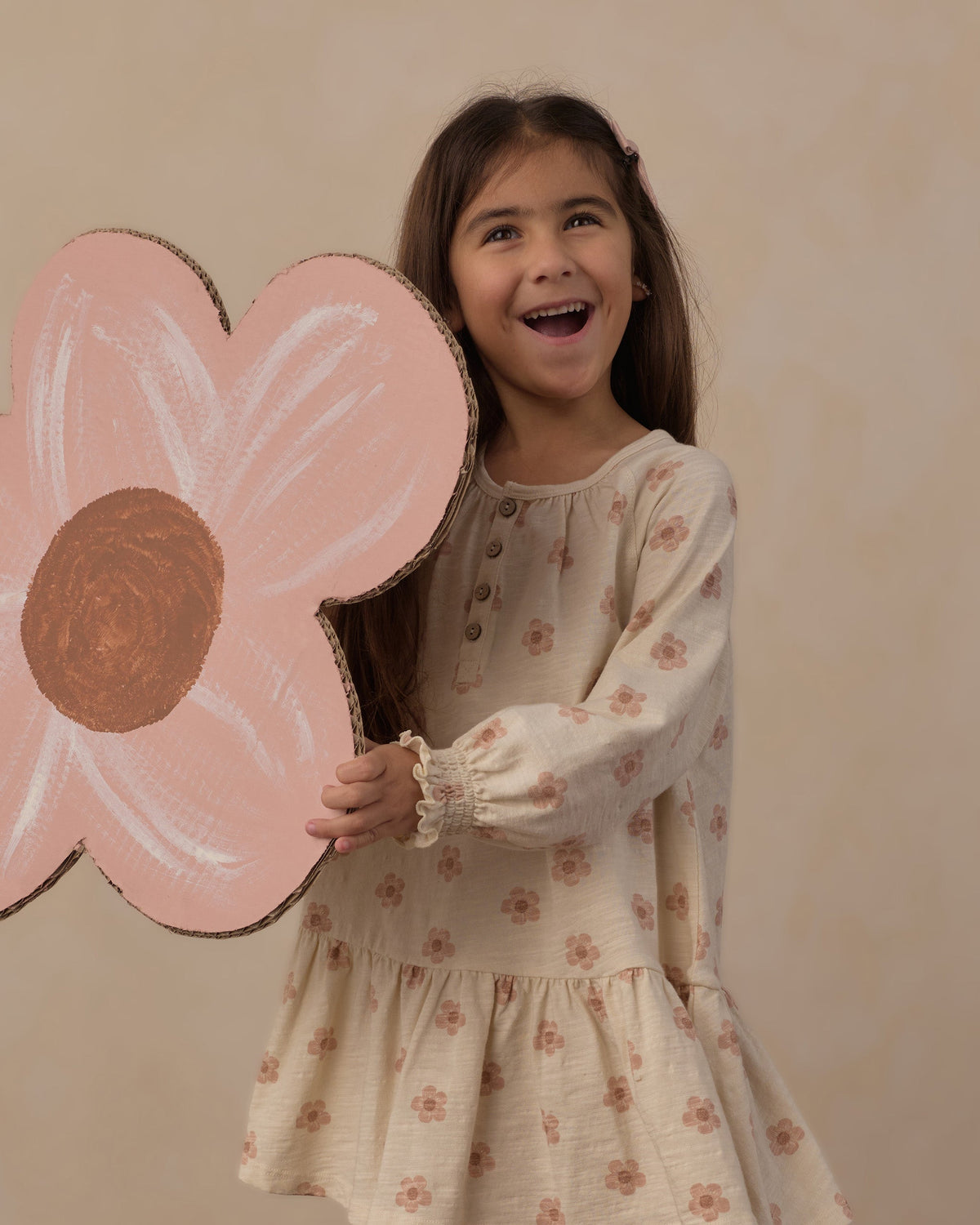 Swing Dress Pink Daisies - Rylee + Cru | Kids Clothes | Trendy Baby Clothes | Modern Infant Outfits |