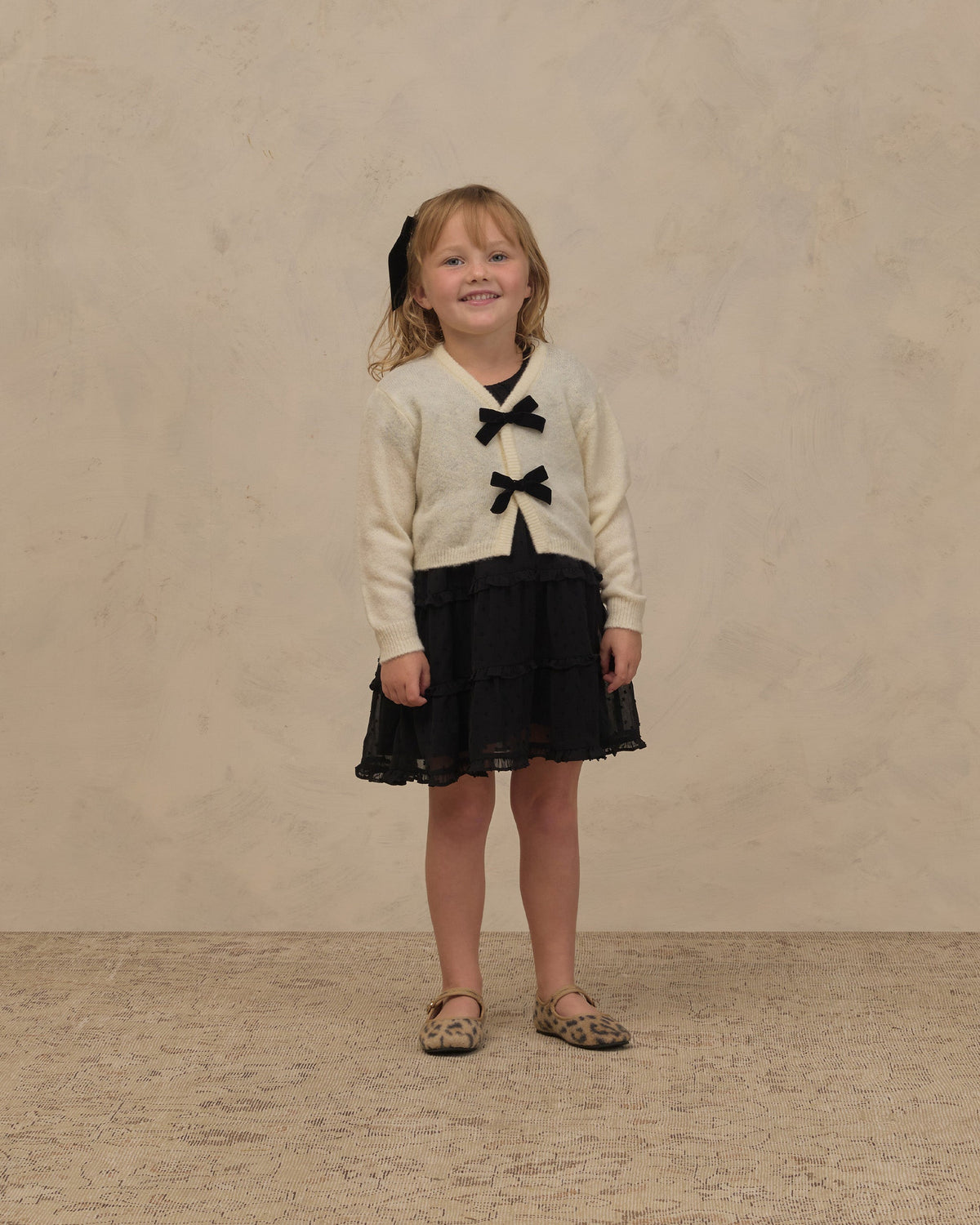 Bow Cardigan Ivory