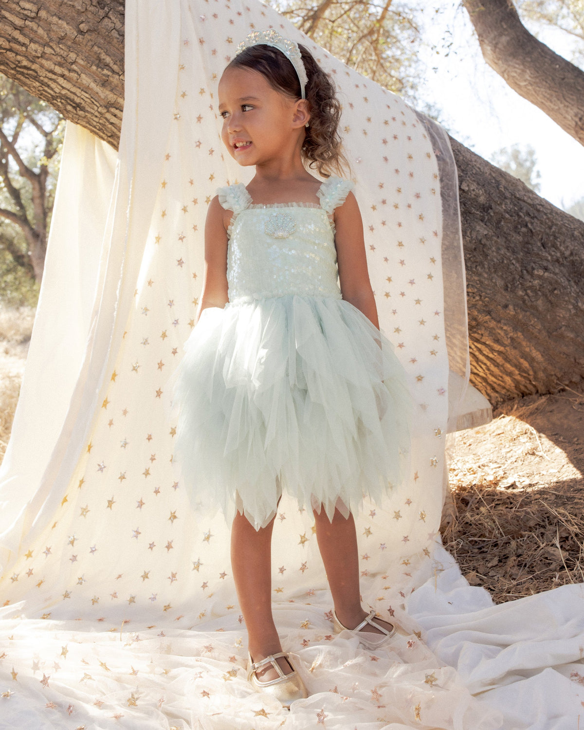 Mermaid Crown + Wand Mist - Rylee + Cru | Kids Clothes | Trendy Baby Clothes | Modern Infant Outfits |