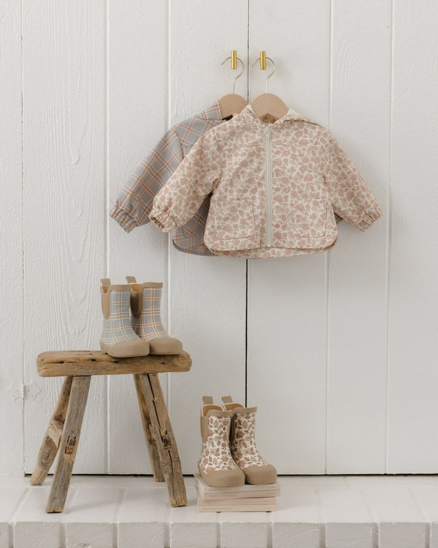 Rain Coat Pink Blossom - Rylee + Cru | Kids Clothes | Trendy Baby Clothes | Modern Infant Outfits |