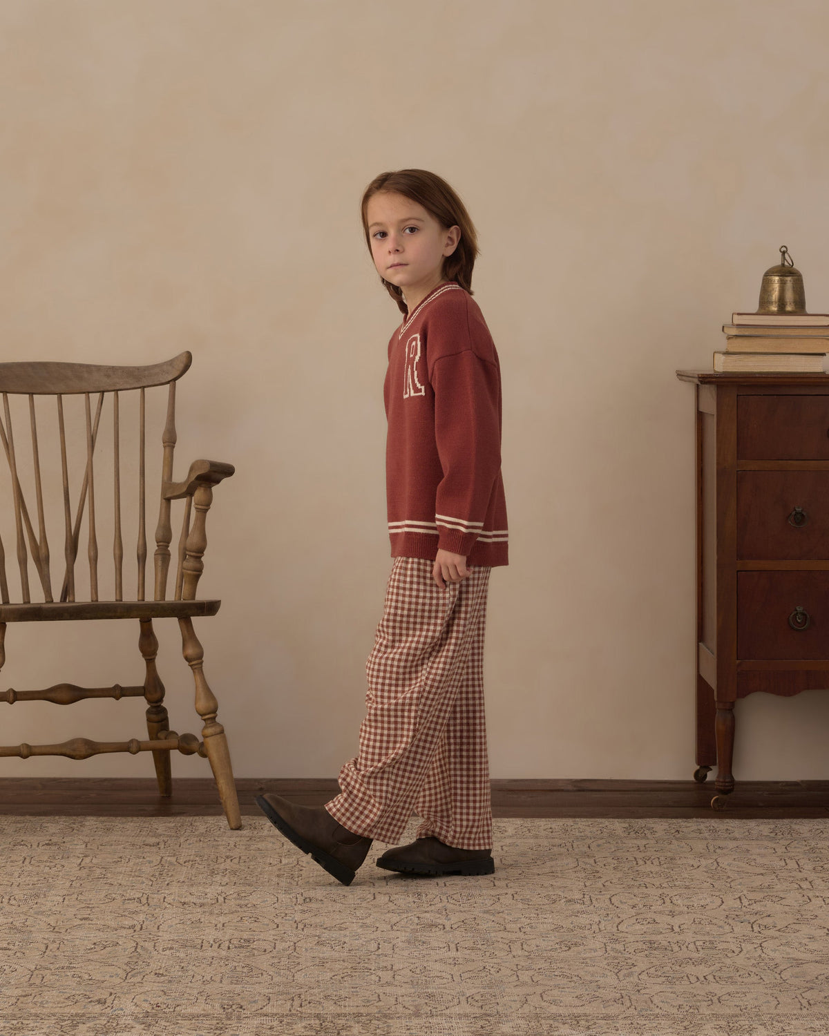 Redwood Sweater Brick - Rylee + Cru | Kids Clothes | Trendy Baby Clothes | Modern Infant Outfits |