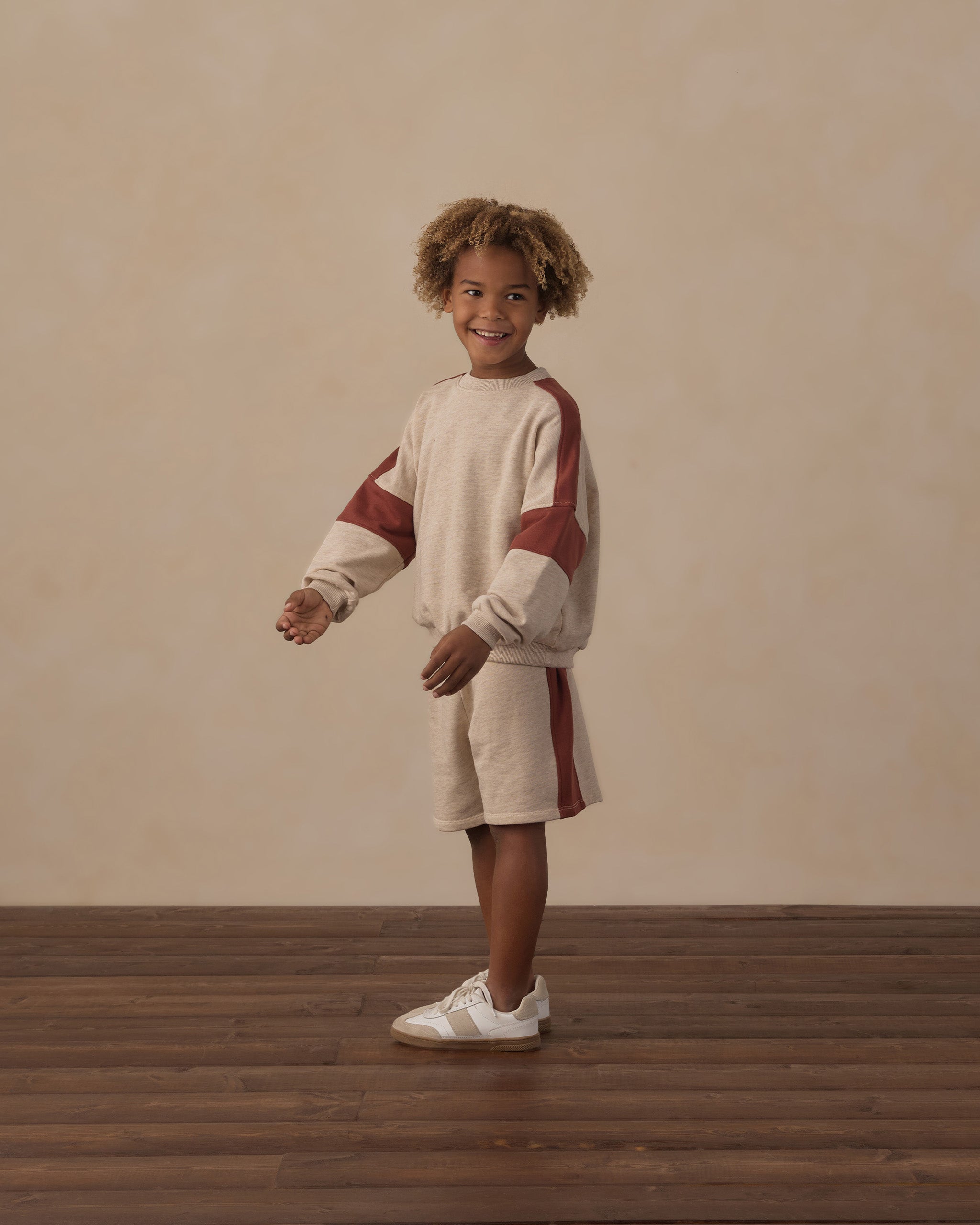 Rylan Sweatshirt Heathered Ash - Rylee + Cru | Kids Clothes | Trendy Baby Clothes | Modern Infant Outfits |